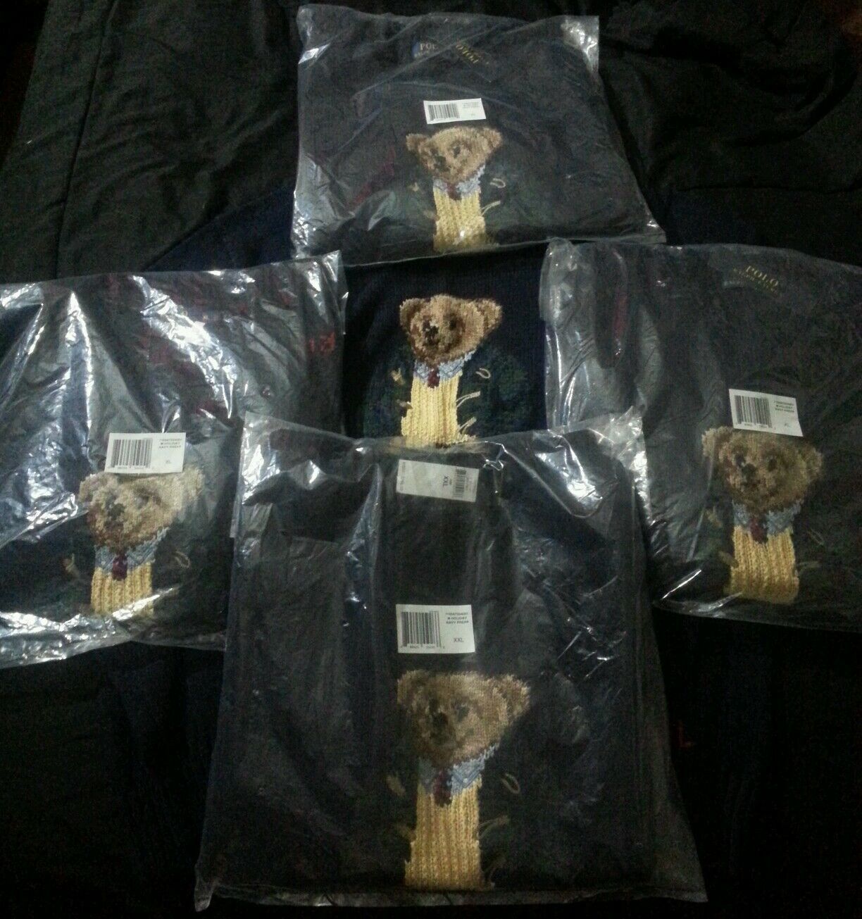 Polo Ralph Lauren Polo Ralph Lauren Holiday Preppy Bear Sweater Navy Blue XL Size US XL / EU 56 / 4 - 2 Thumbnail