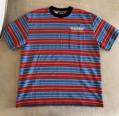 Pleasures Striped T Shirt | Grailed