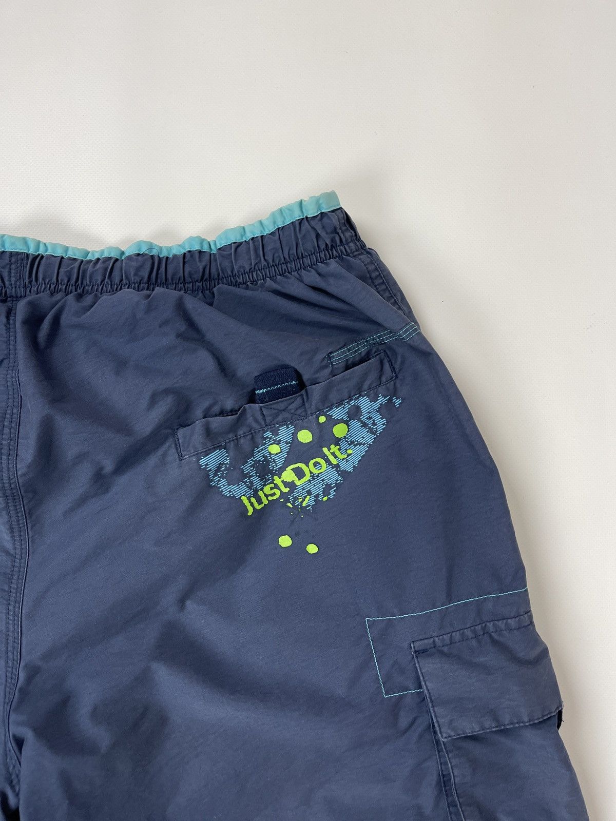 Nike Nike vintage y2k nylon cotton cargo shorts logo swoosh Size US 36 / EU 52 - 12 Thumbnail