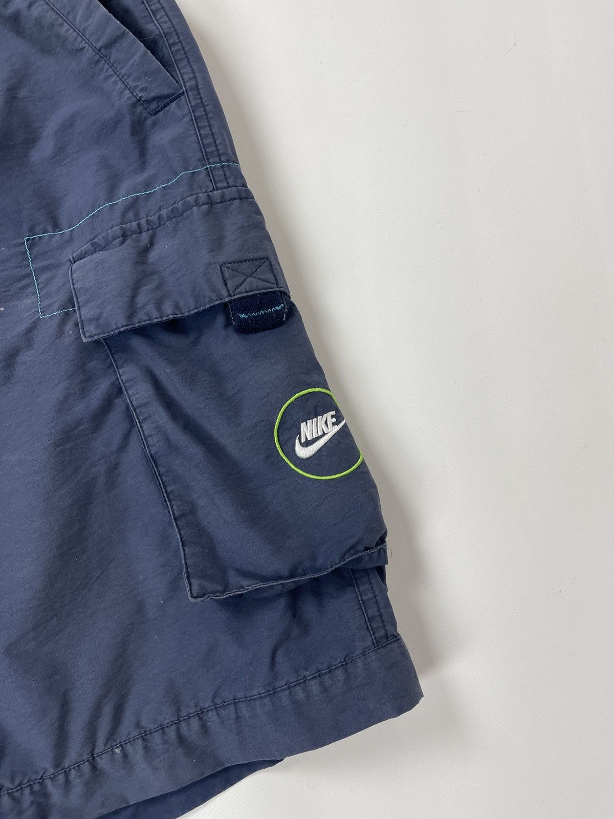 Nike Nike vintage y2k nylon cotton cargo shorts logo swoosh Size US 36 / EU 52 - 6 Thumbnail
