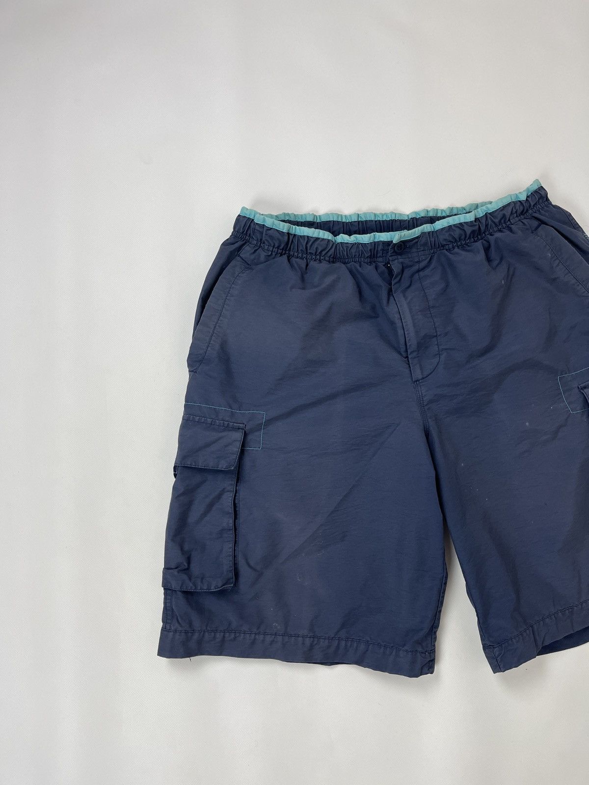 Nike Nike vintage y2k nylon cotton cargo shorts logo swoosh Size US 36 / EU 52 - 4 Thumbnail