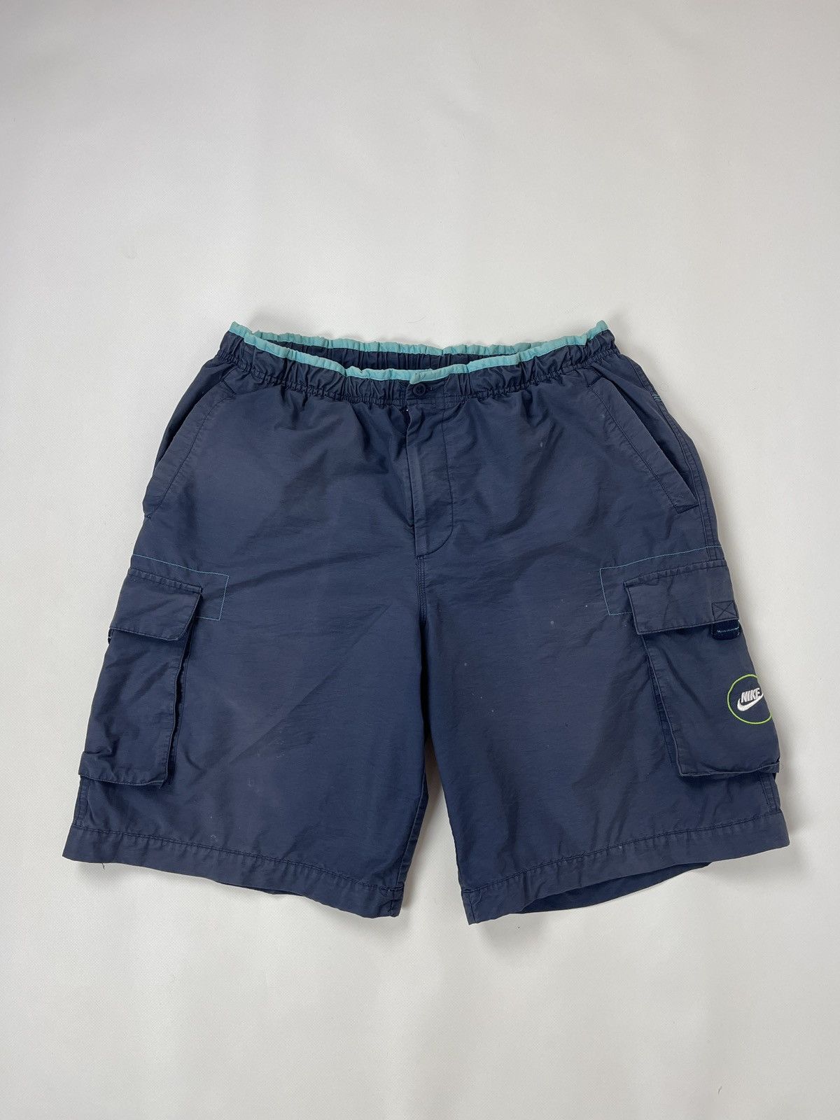 Nike Nike vintage y2k nylon cotton cargo shorts logo swoosh Size US 36 / EU 52 - 3 Thumbnail