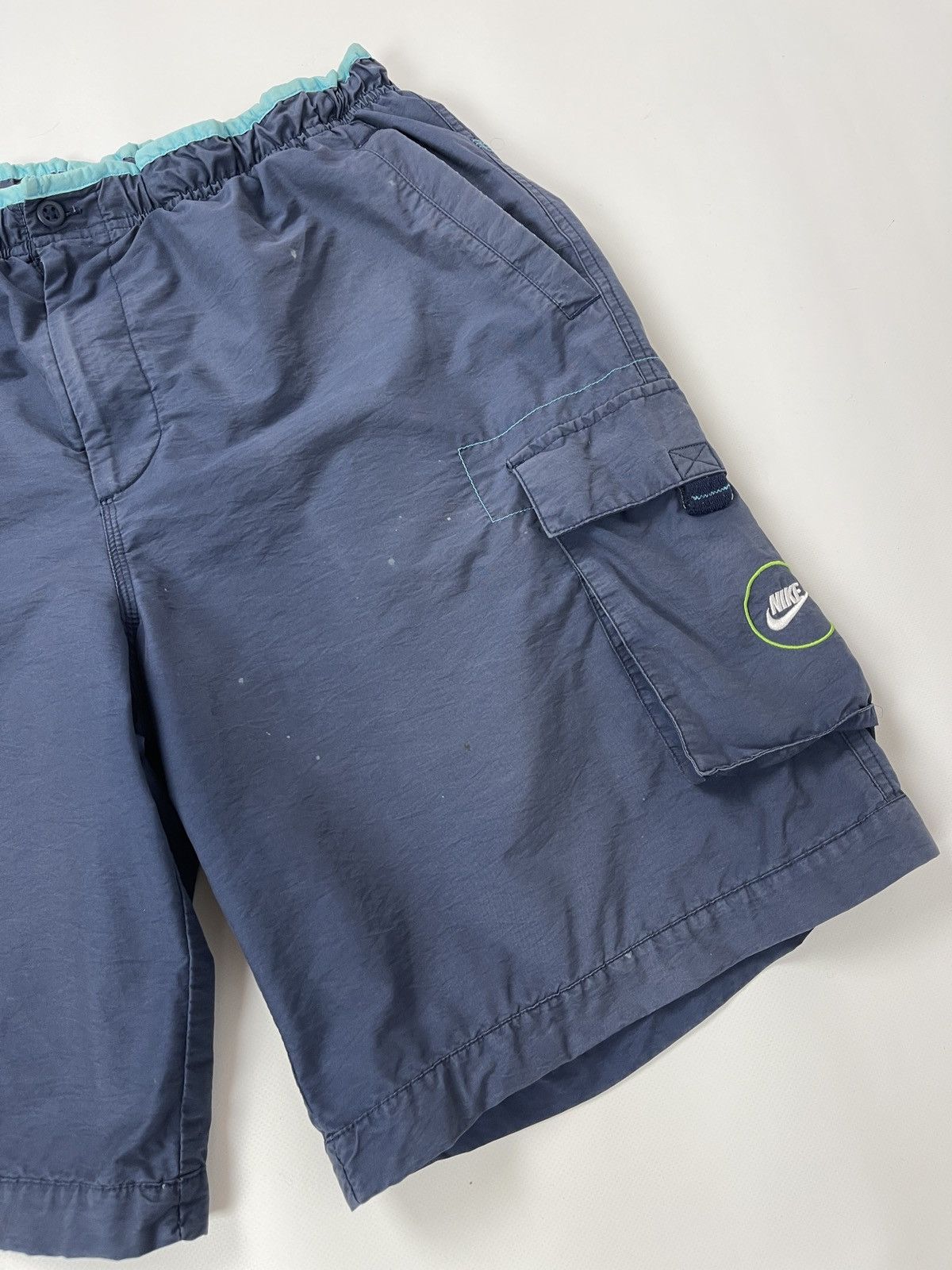 Nike Nike vintage y2k nylon cotton cargo shorts logo swoosh Size US 36 / EU 52 - 9 Thumbnail