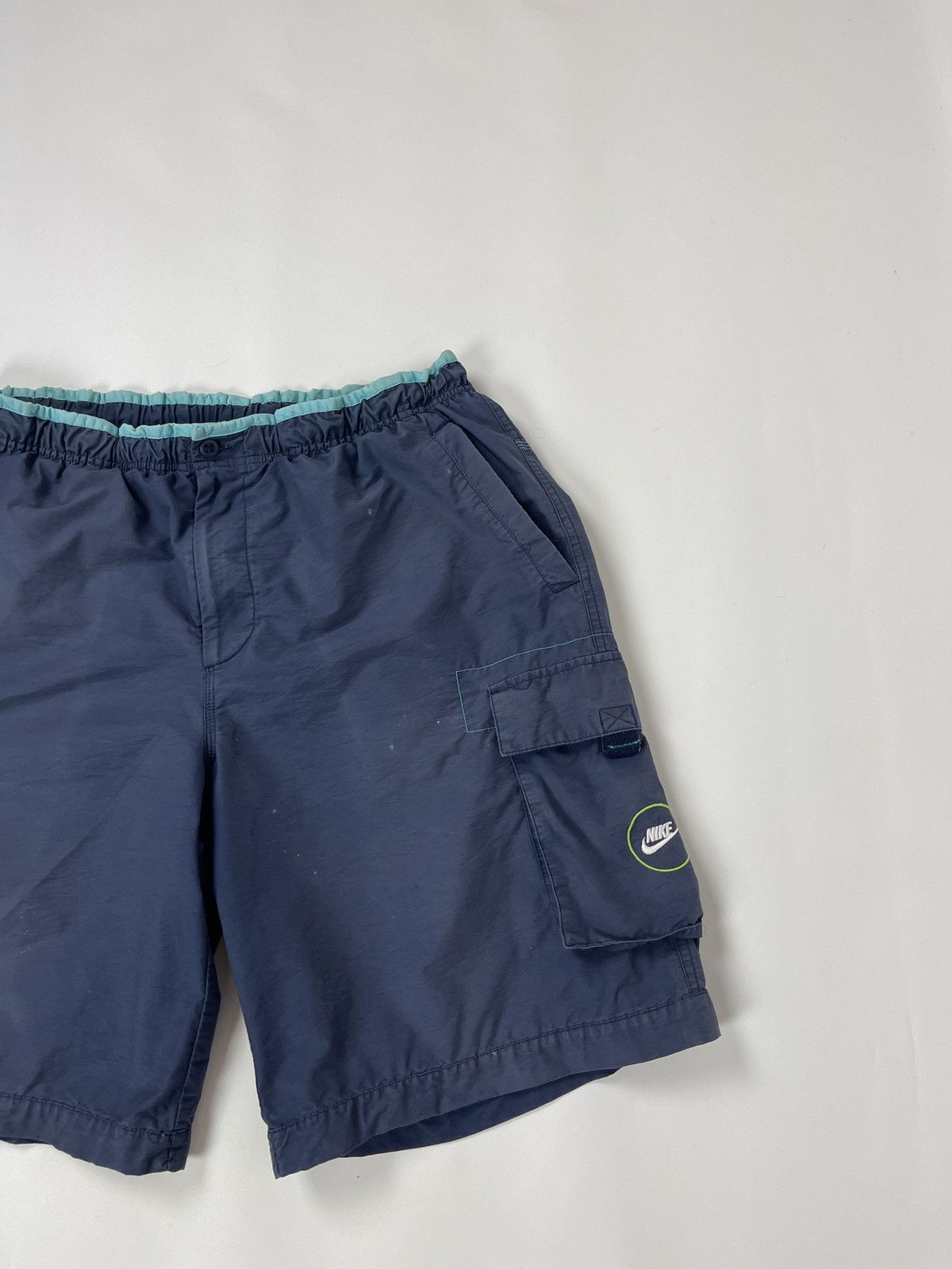 Nike Nike vintage y2k nylon cotton cargo shorts logo swoosh Size US 36 / EU 52 - 5 Thumbnail