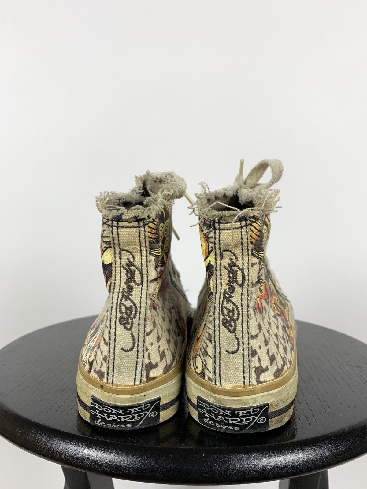 Christian Audigier Vintage Ed Hardy by Christian Audigier Hi Top Sneakers Size US 7 / IT 37 - 5 Thumbnail