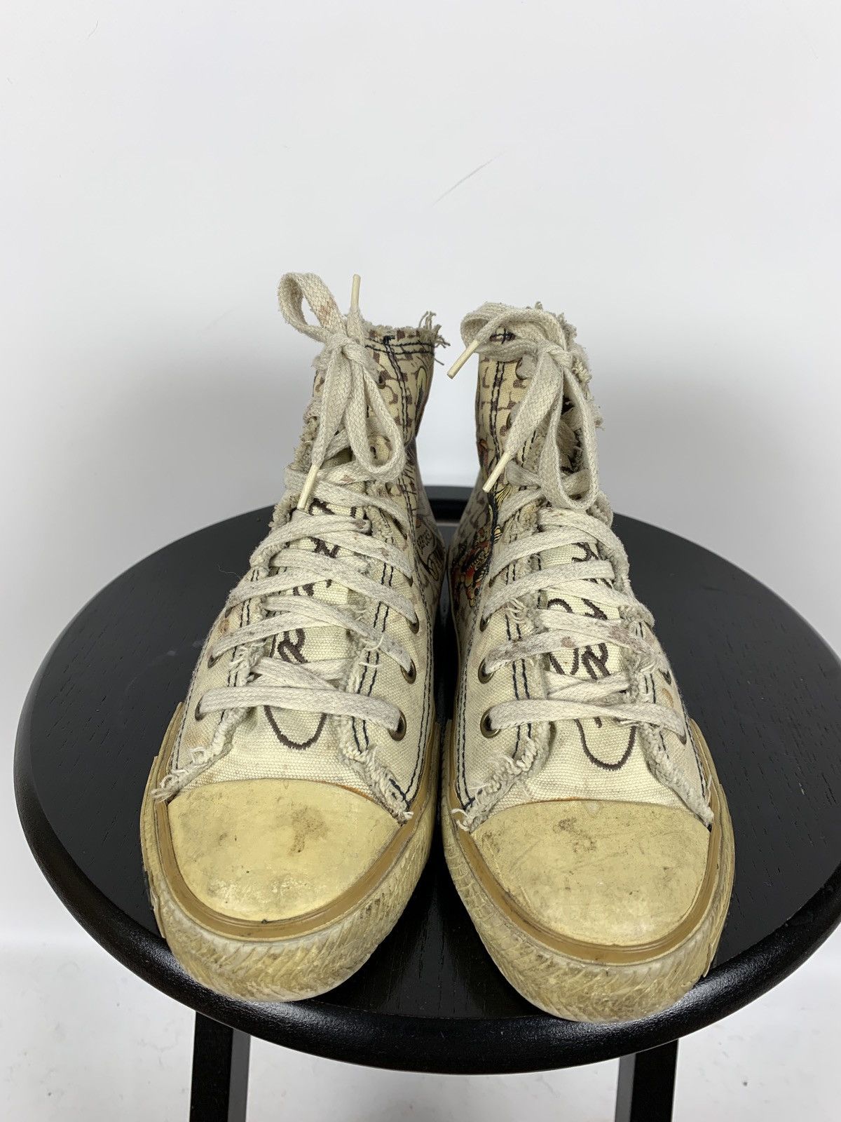 Christian Audigier Vintage Ed Hardy by Christian Audigier Hi Top Sneakers Size US 7 / IT 37 - 6 Thumbnail