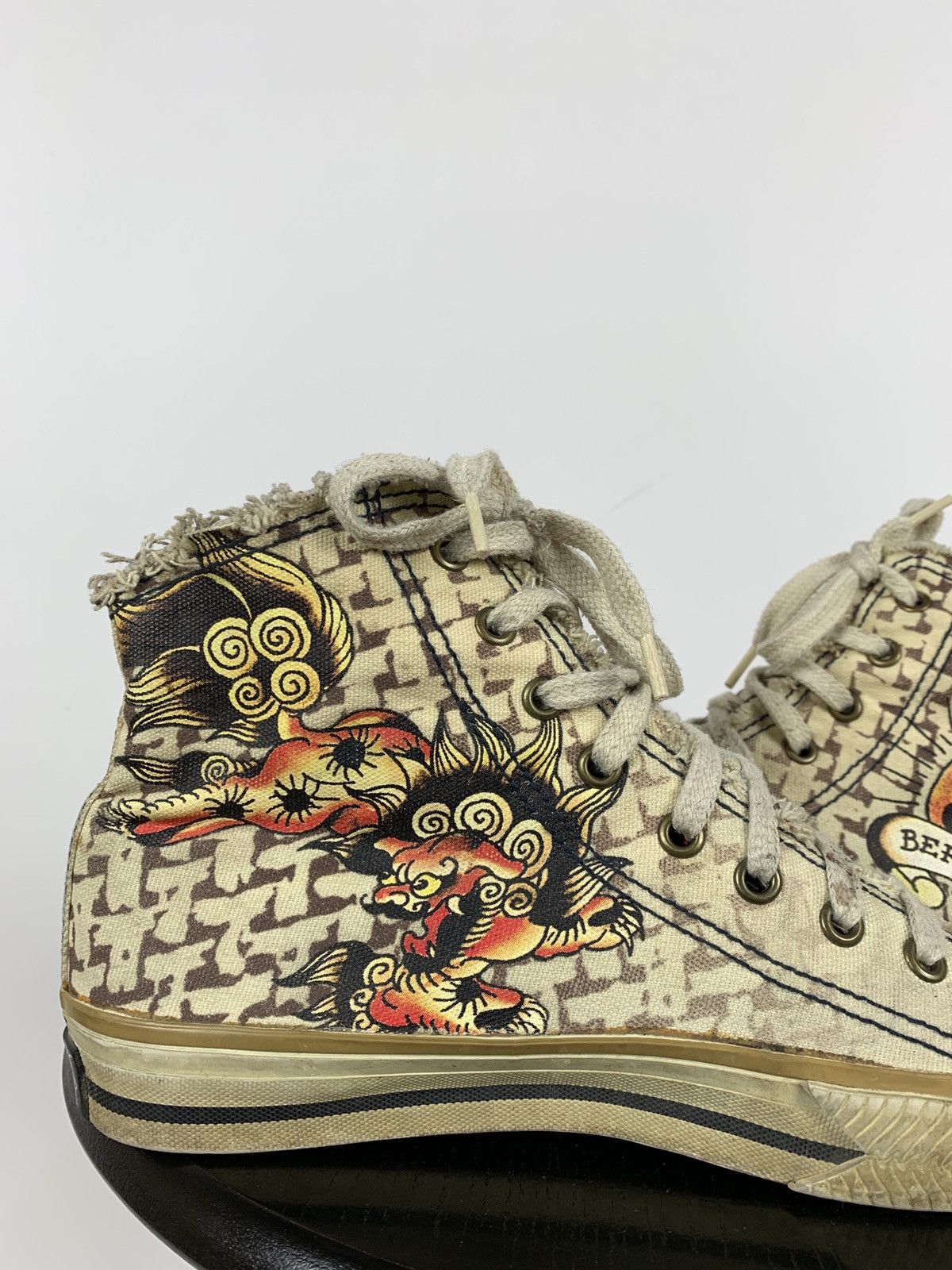 Christian Audigier Vintage Ed Hardy by Christian Audigier Hi Top Sneakers Size US 7 / IT 37 - 16 Thumbnail