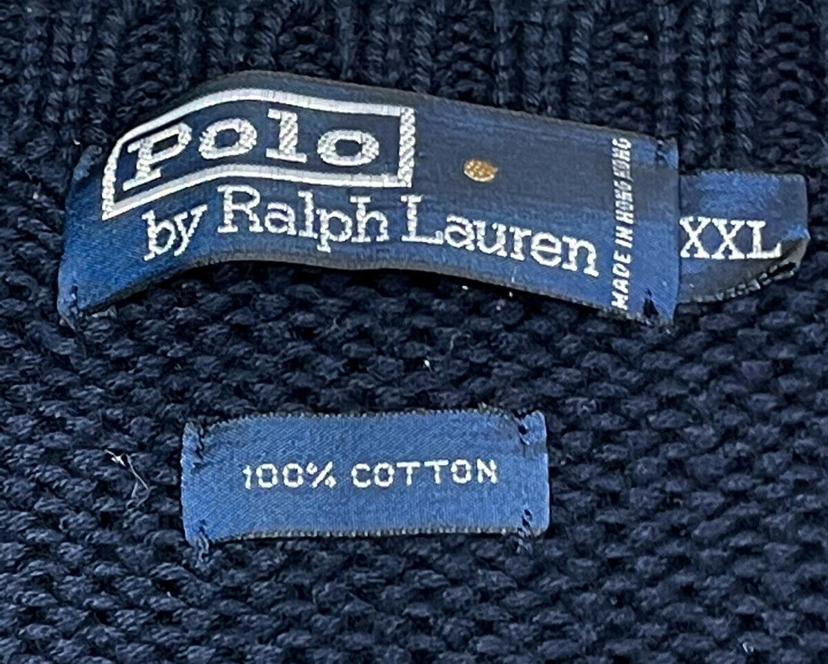 Polo Ralph Lauren Vintage Polo Ralph Lauren Navy Flag Sweater Knit XXL Size US XXL / EU 58 / 5 - 6 Thumbnail