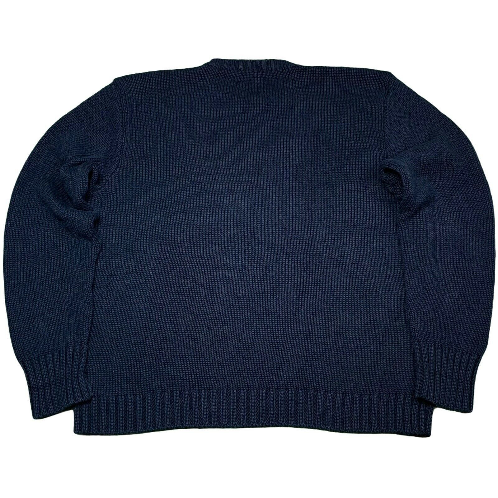 Polo Ralph Lauren Vintage Polo Ralph Lauren Navy Flag Sweater Knit XXL Size US XXL / EU 58 / 5 - 5 Thumbnail