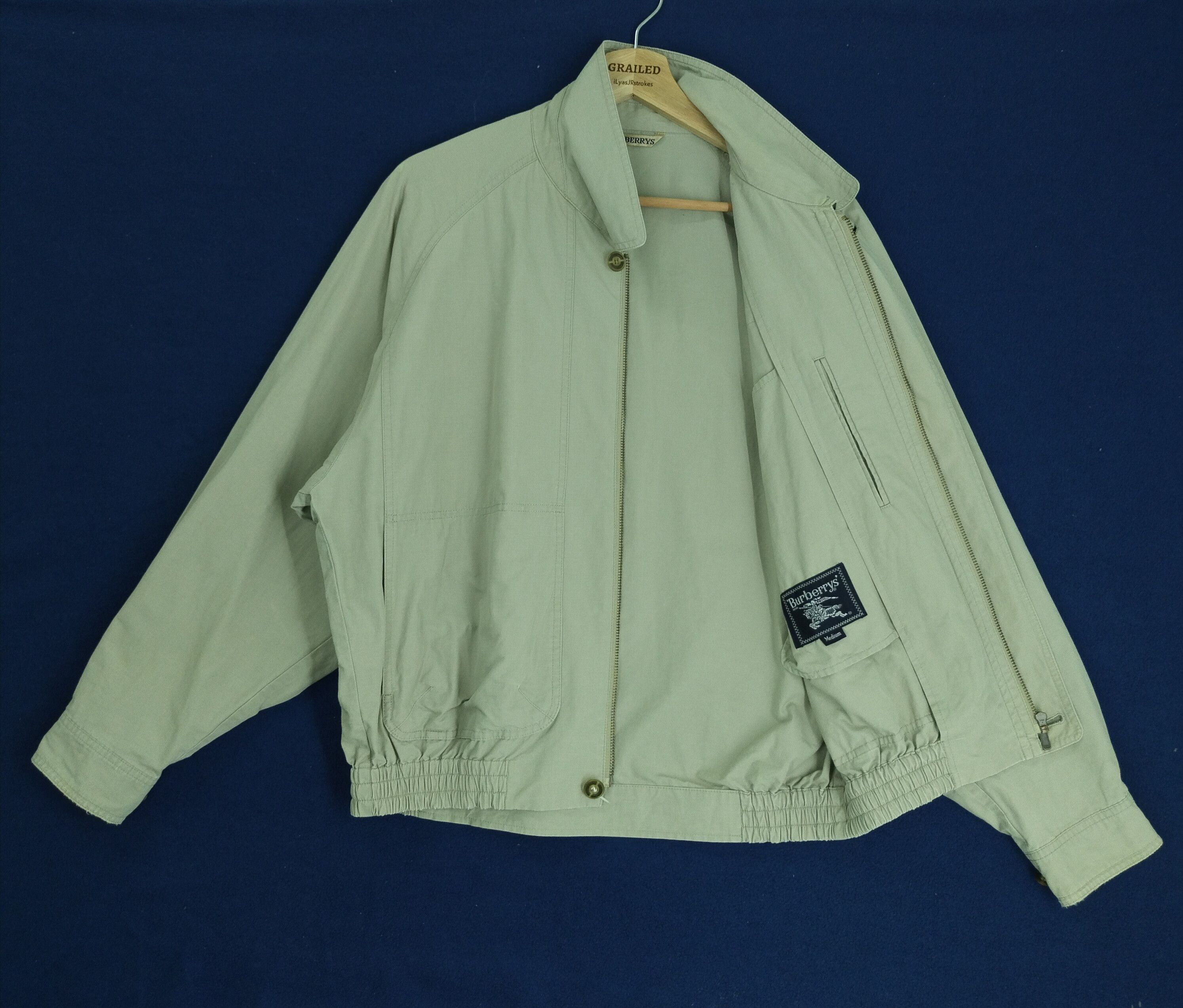 Burberry VINTAGE 80s BURBERRY LIGHT JACKET Size US M / EU 48-50 / 2 - 9 Thumbnail