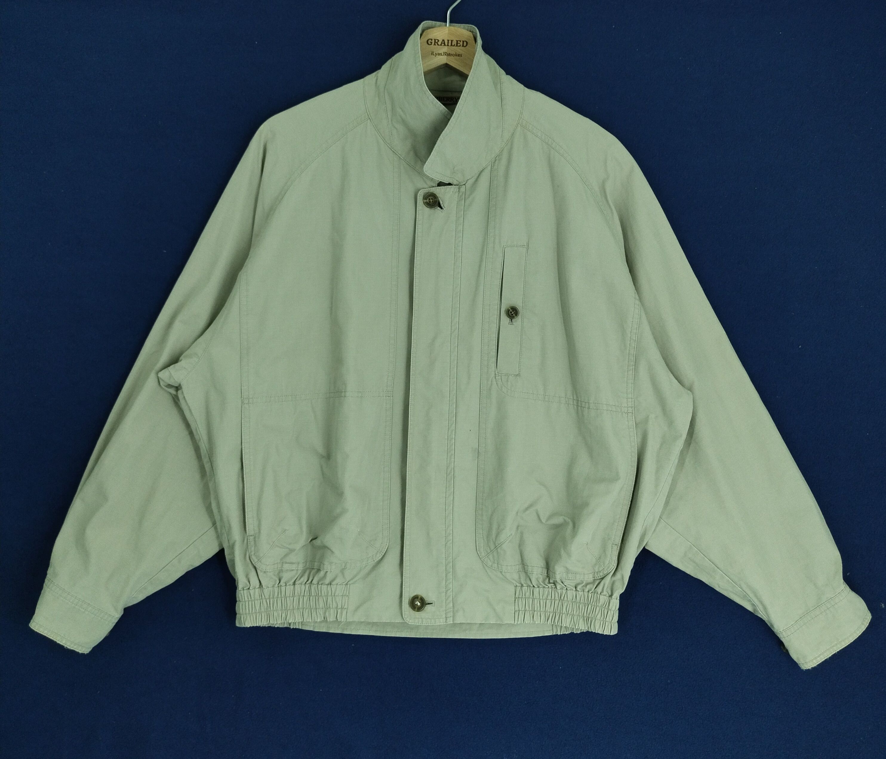 Burberry VINTAGE 80s BURBERRY LIGHT JACKET Size US M / EU 48-50 / 2 - 2 Thumbnail