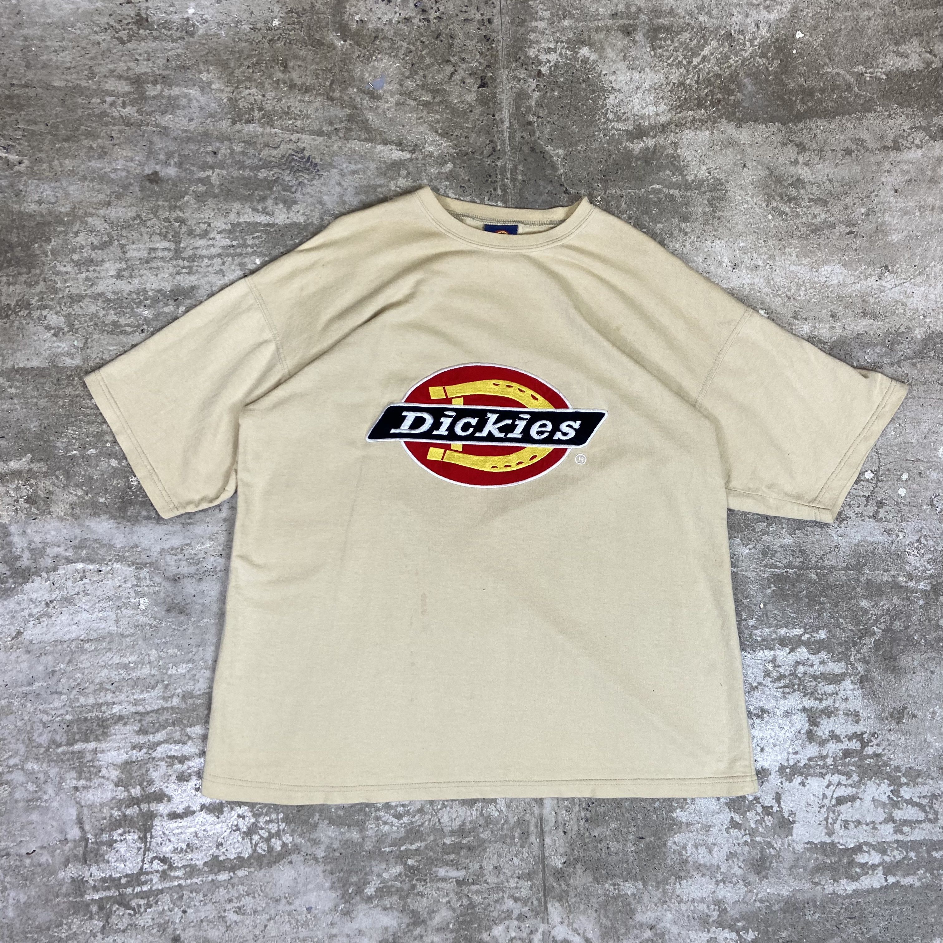 1990s VELOUR BIG LOGO ARCHIVE DICKIES OVERSIZED TEE - № 654
