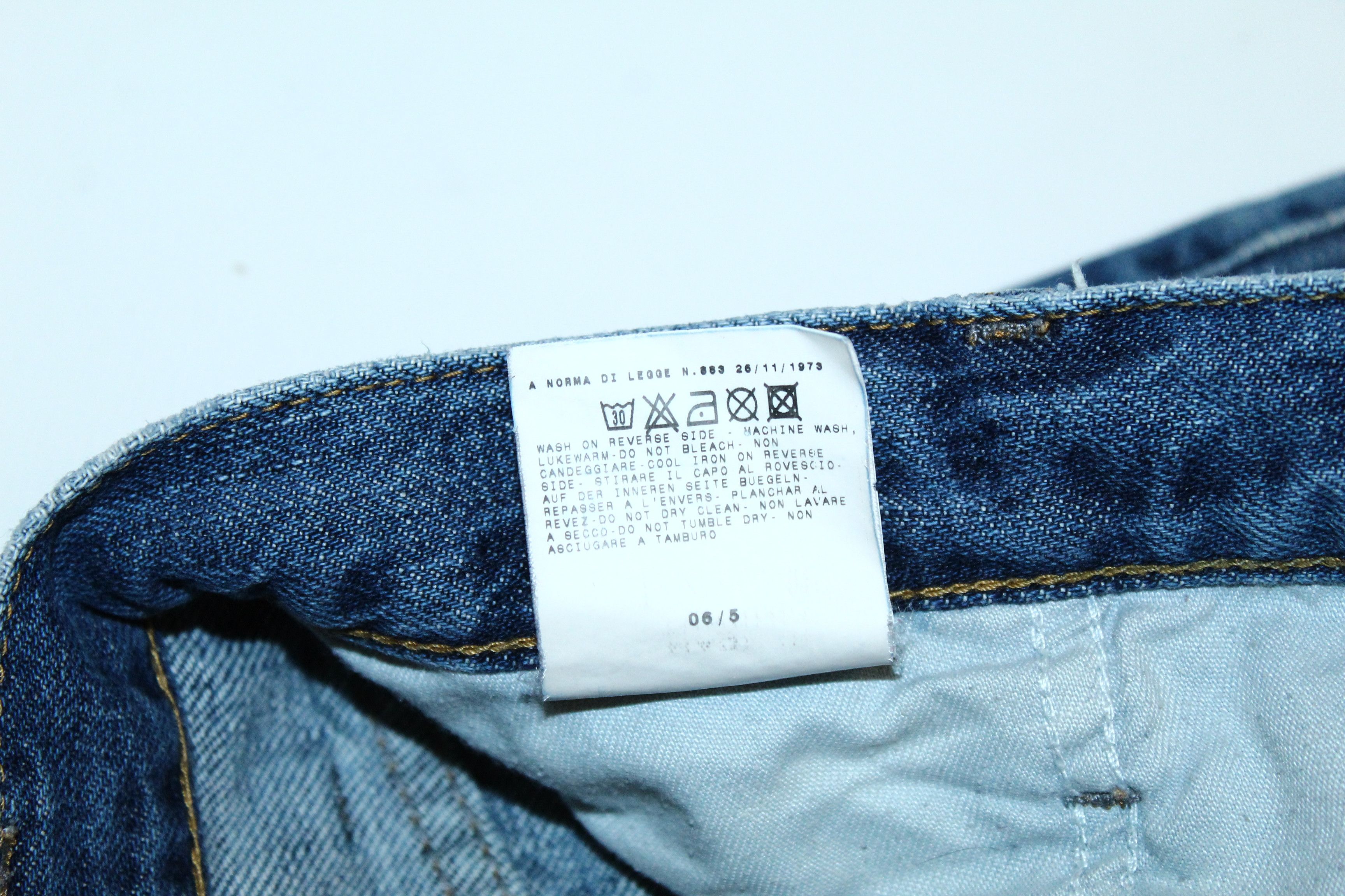 Versace Jeans Couture 💥VTG💥 Versace Stonewash Distressed Baggy Jeans Size 30" / US 8 / IT 44 - 12 Thumbnail