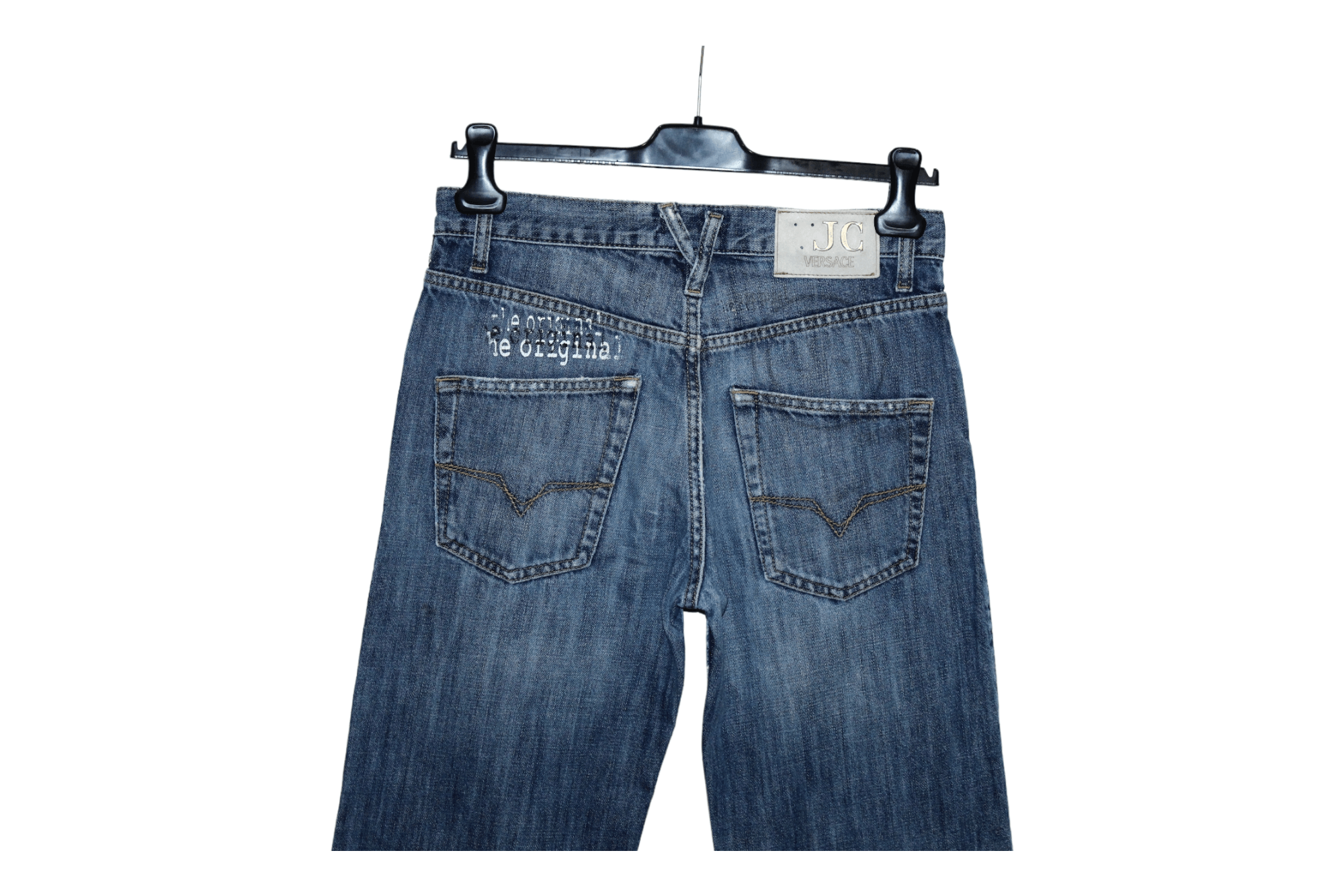 Versace Jeans Couture 💥VTG💥 Versace Stonewash Distressed Baggy Jeans Size 30" / US 8 / IT 44 - 5 Thumbnail
