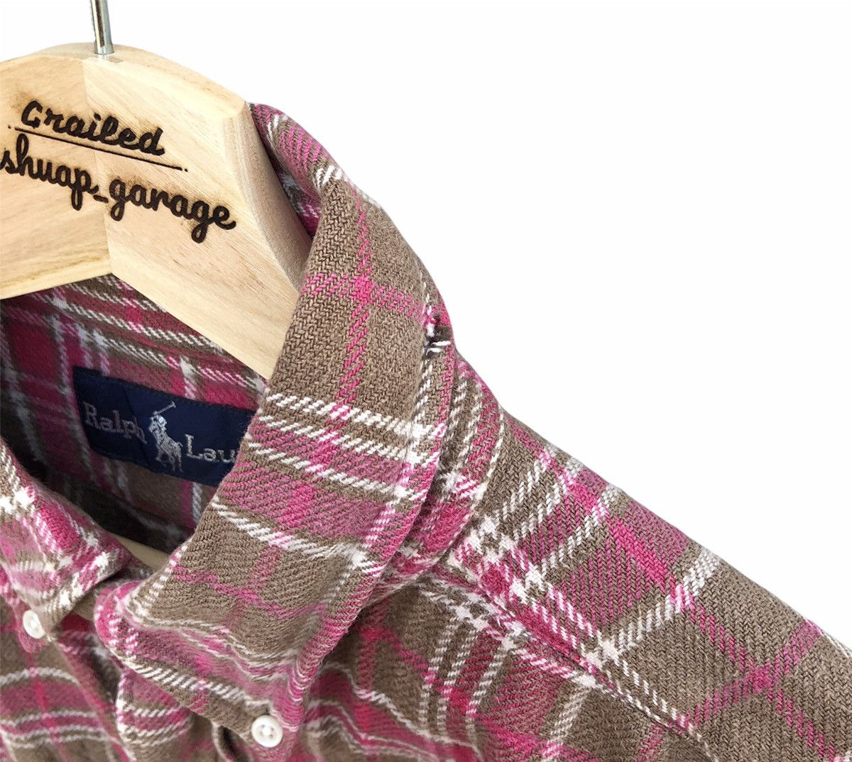 Designer × Flannel × Polo Ralph Lauren Vintage Polo Ralph Lauren Plates Oversized Flannel Size US XL / EU 56 / 4 - 8 Thumbnail