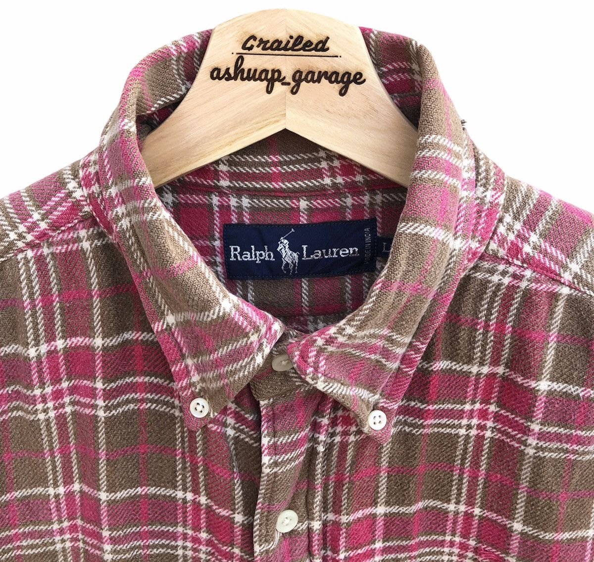 Designer × Flannel × Polo Ralph Lauren Vintage Polo Ralph Lauren Plates Oversized Flannel Size US XL / EU 56 / 4 - 3 Thumbnail
