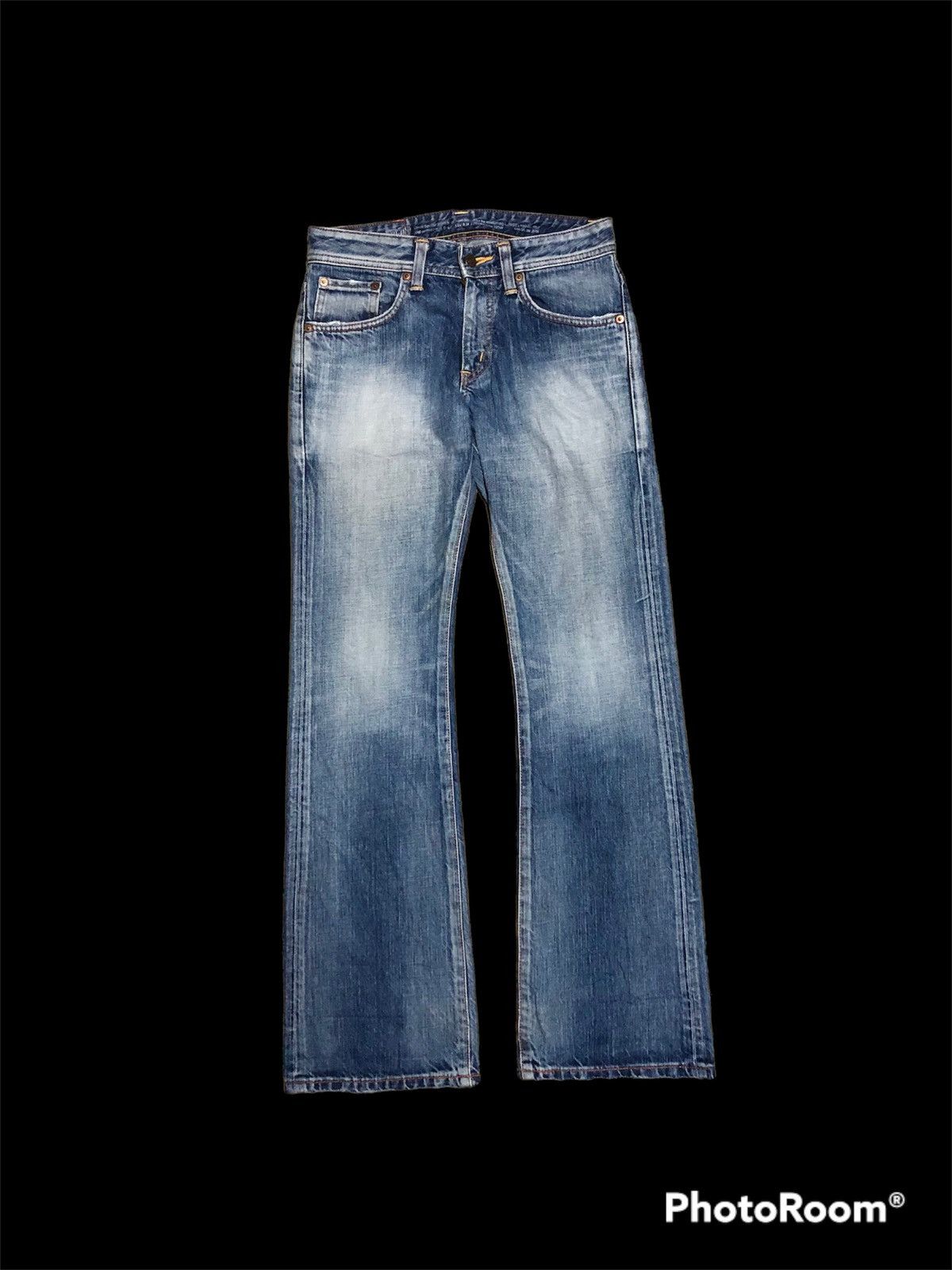 Edwin × Japanese Brand FLARED⚡️⚡️EDWIN JAPAN WASHED BLUE DENIM Size US 29 - 1 Thumbnail