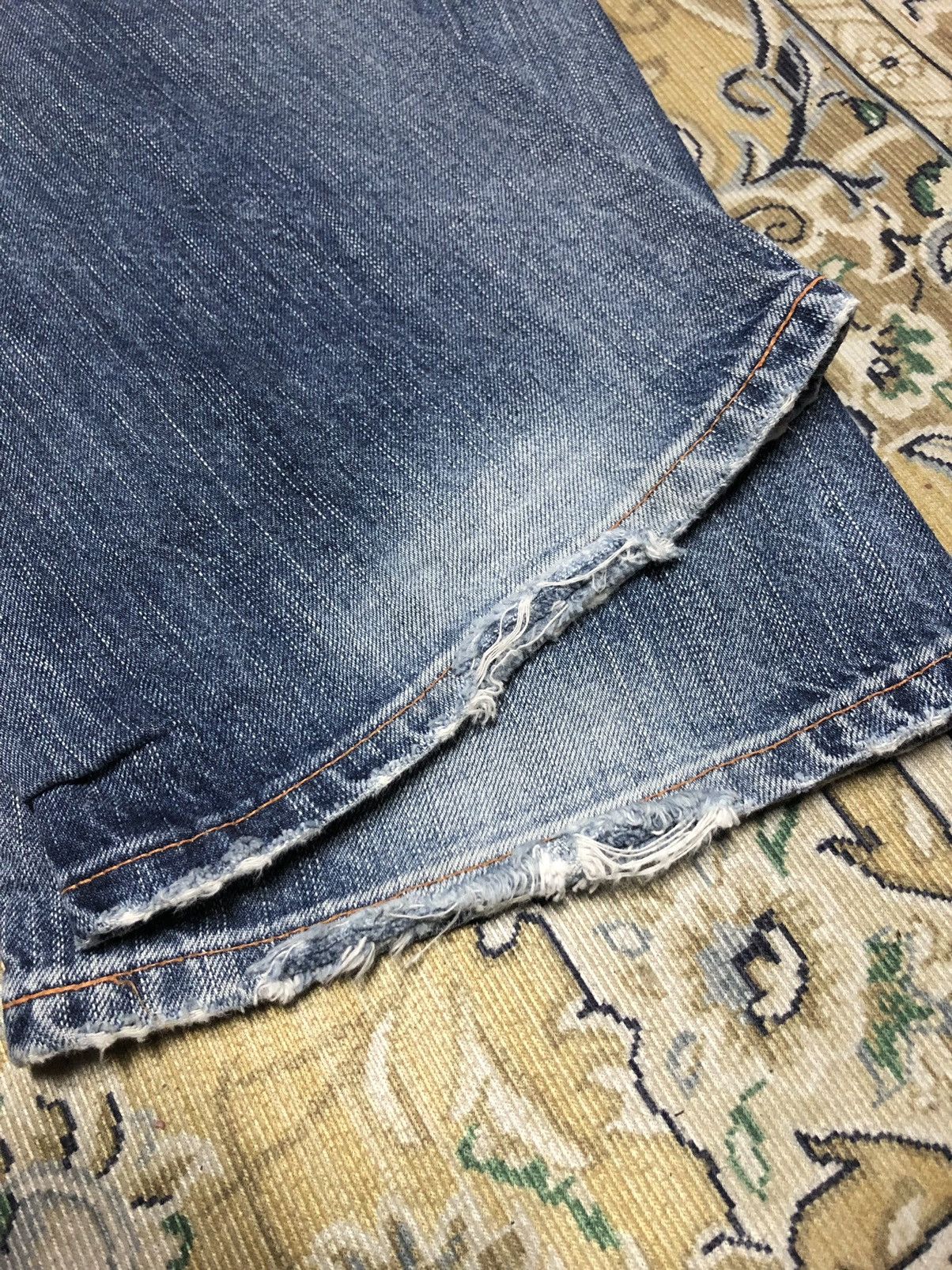 Edwin × Japanese Brand FLARED⚡️⚡️EDWIN JAPAN WASHED BLUE DENIM Size US 29 - 6 Thumbnail