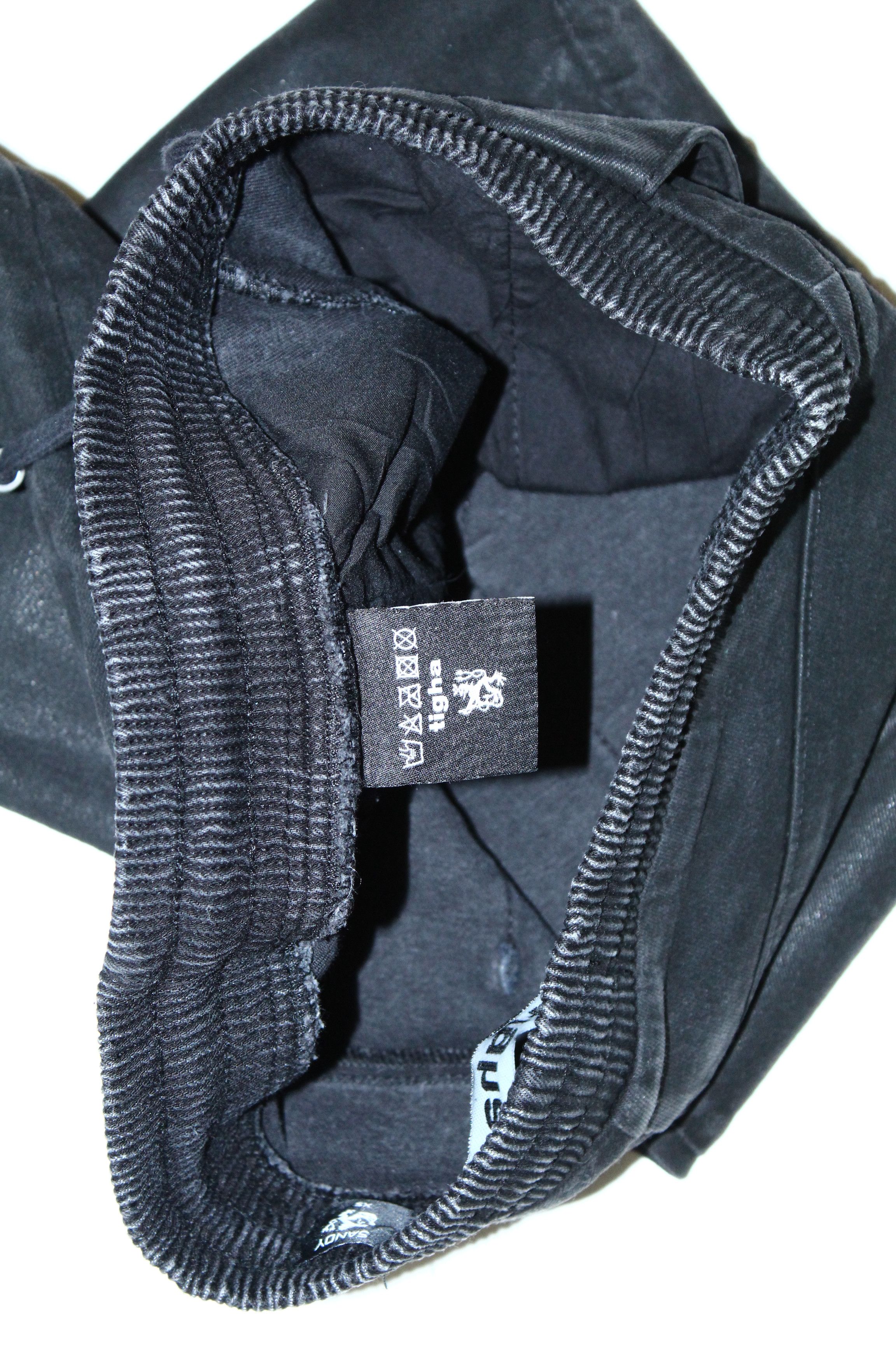 tigha TIGHA Coated Black Denim Tapered Zipper Jeggings Size US 28 / EU 44 - 9 Thumbnail