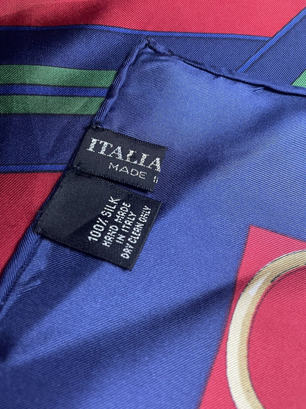 Longchamp × Other × Vintage Long champ Silk Scarf Size ONE SIZE - 6 Thumbnail