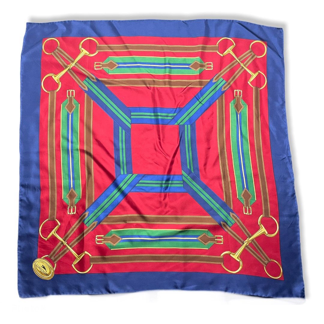 Longchamp × Other × Vintage Long champ Silk Scarf Size ONE SIZE - 2 Thumbnail