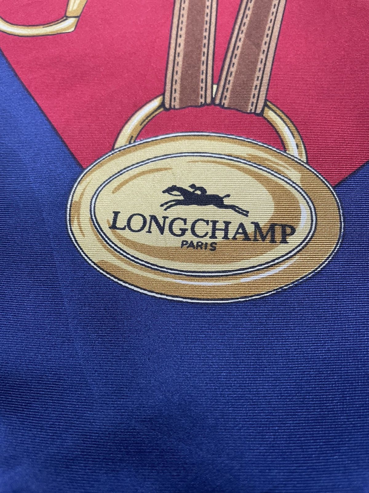Longchamp × Other × Vintage Long champ Silk Scarf Size ONE SIZE - 7 Thumbnail