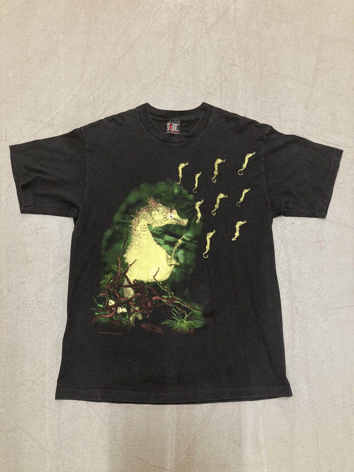 Vintage VINTAGE 1993 RARE NIRVANA SEAHORSE T-SHIRT | Grailed