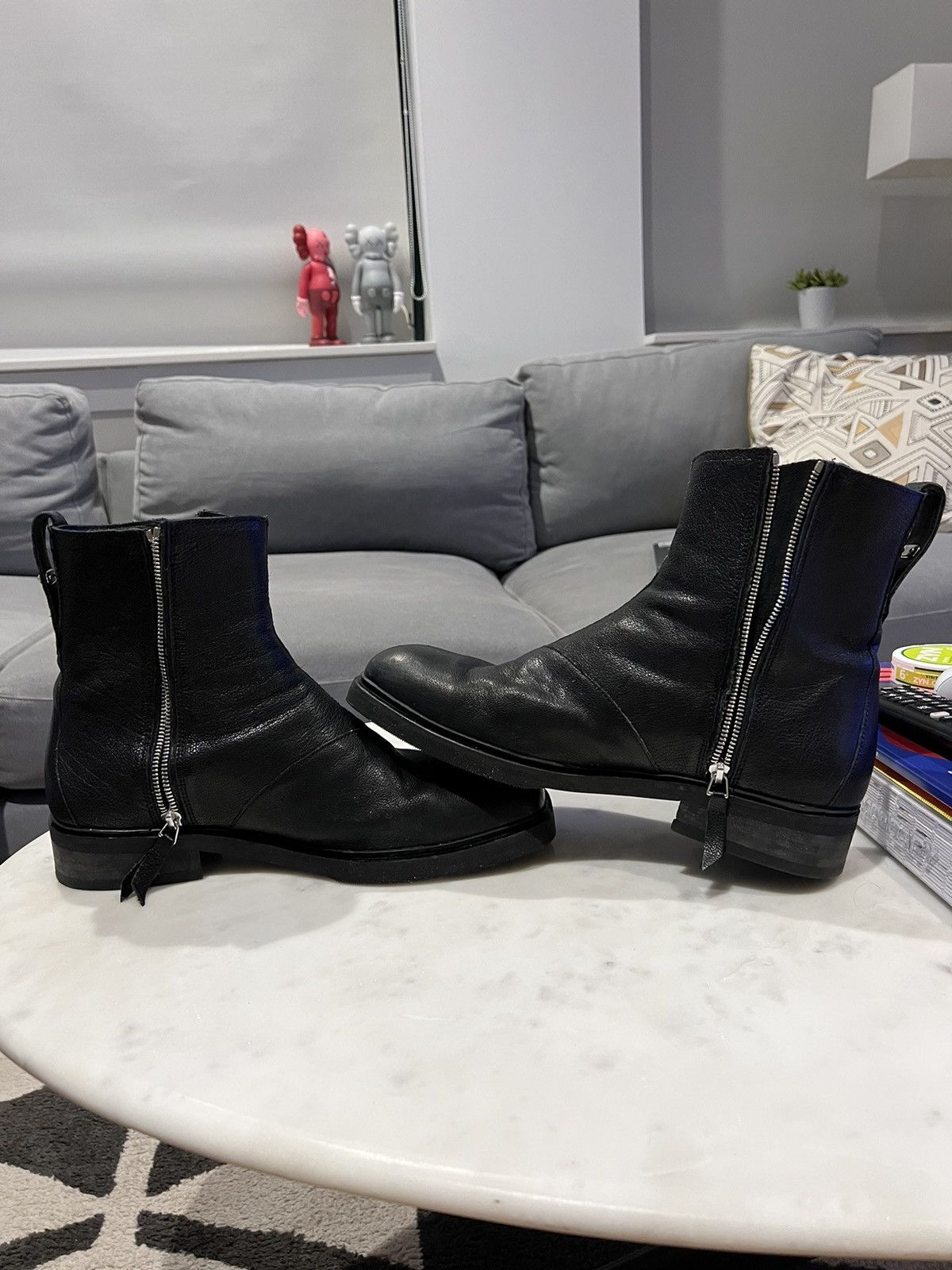 Our Legacy Our Legacy Daimyo Leather Black Boots | Grailed