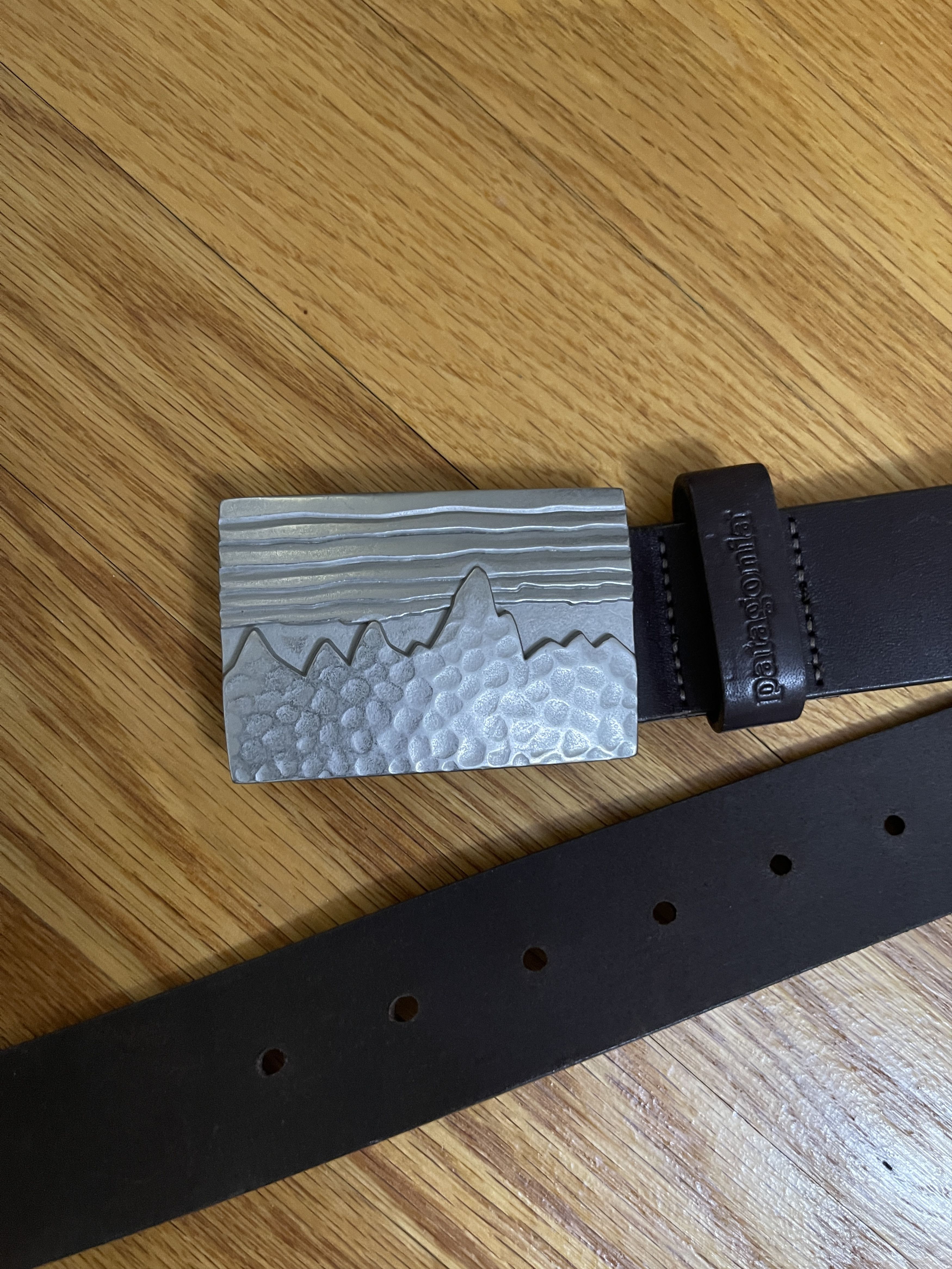 RARE! Patagonia Leather Belt MADE IN USA