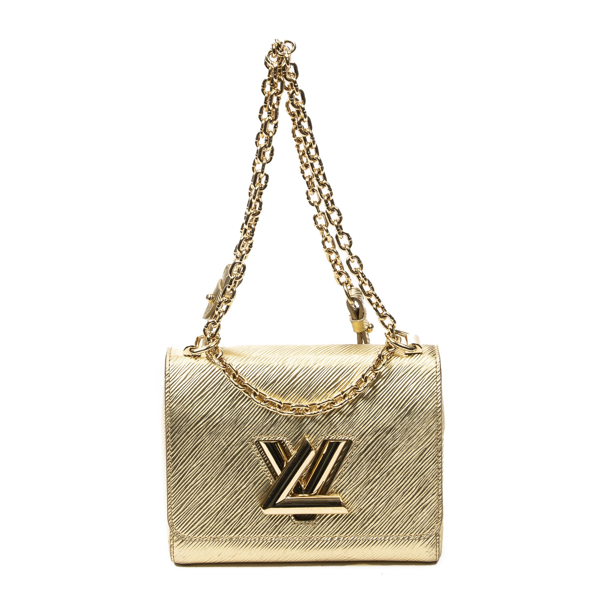 LOUIS VUITTON Epi Twist Shoulder Bag PM Gold 1262037