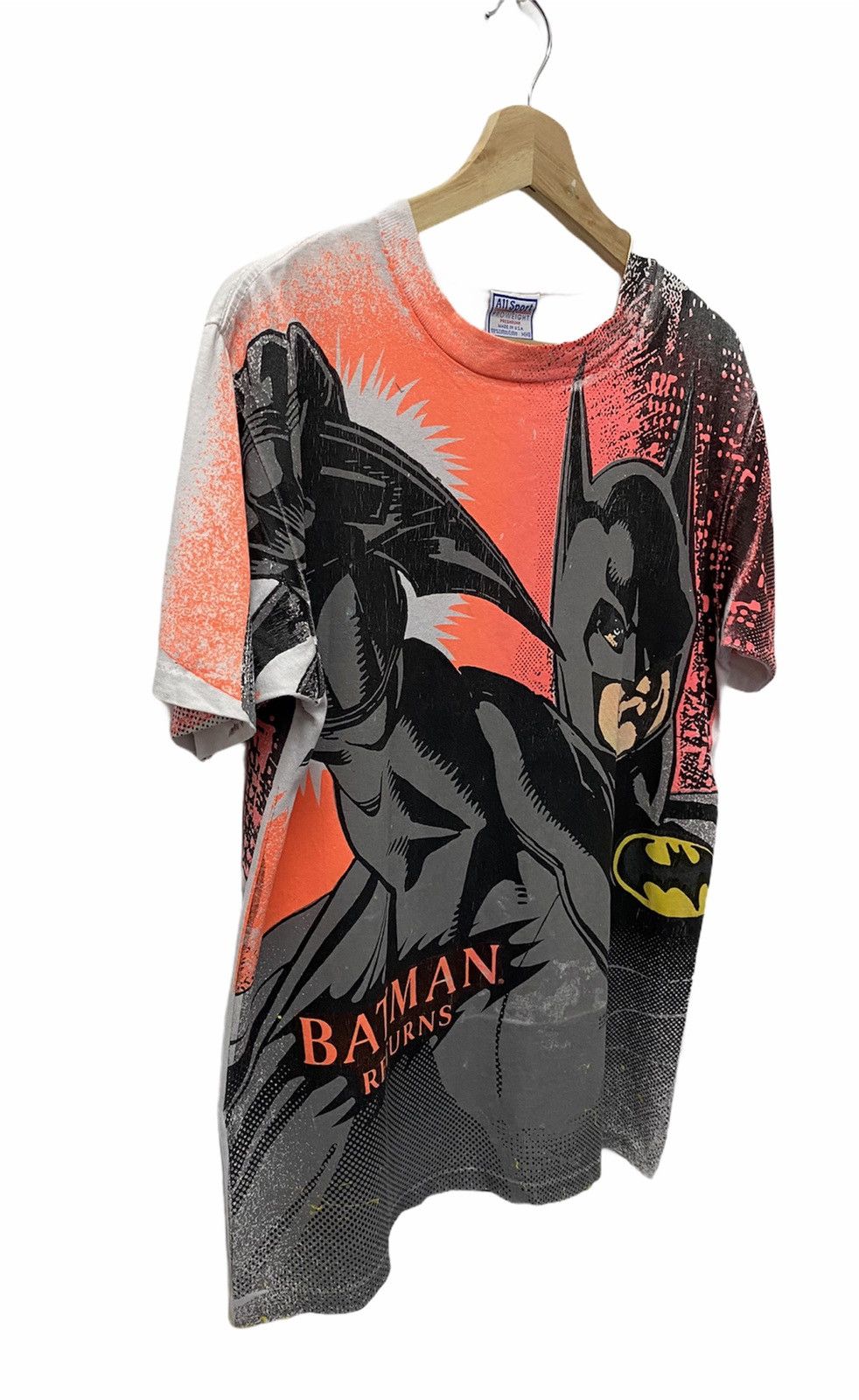 DC Comics × Vintage VINTAGE 90s BATMAN FULL PRINT Size US M / EU 48-50 / 2 - 2 Thumbnail