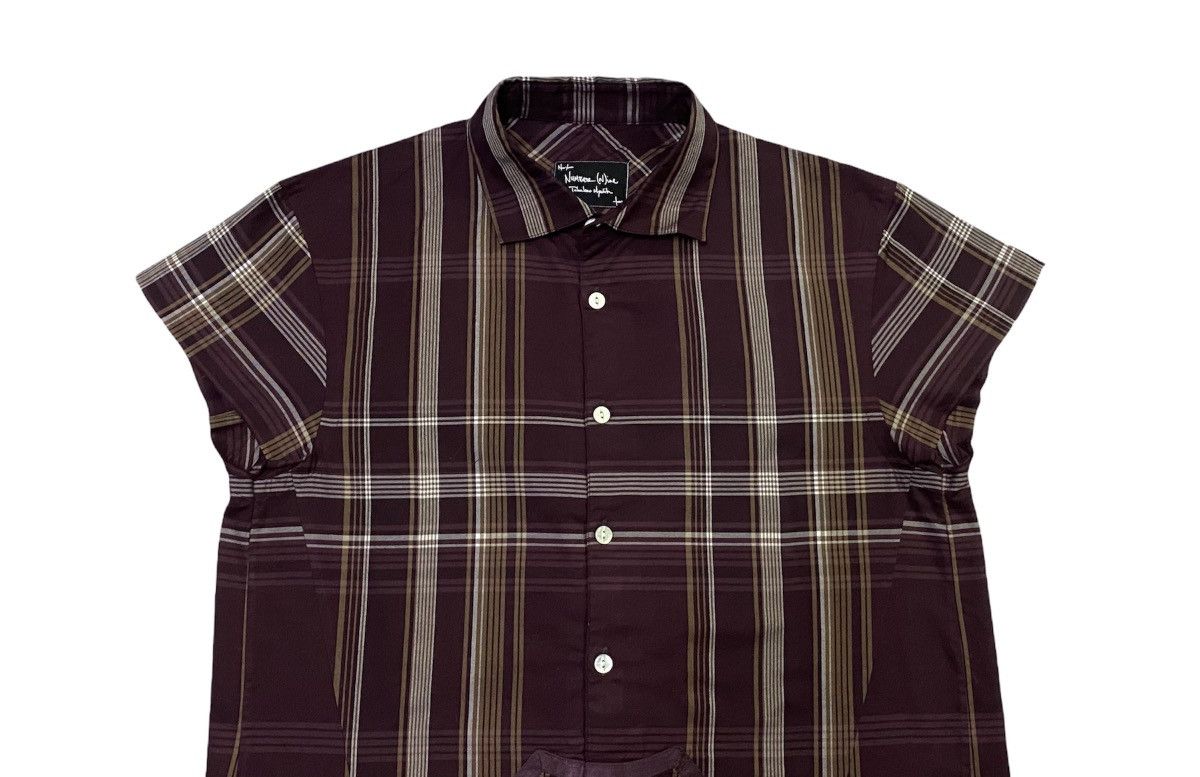 Japanese Brand Number Nine Half Button Women Shirt Size ONE SIZE - 11 Thumbnail