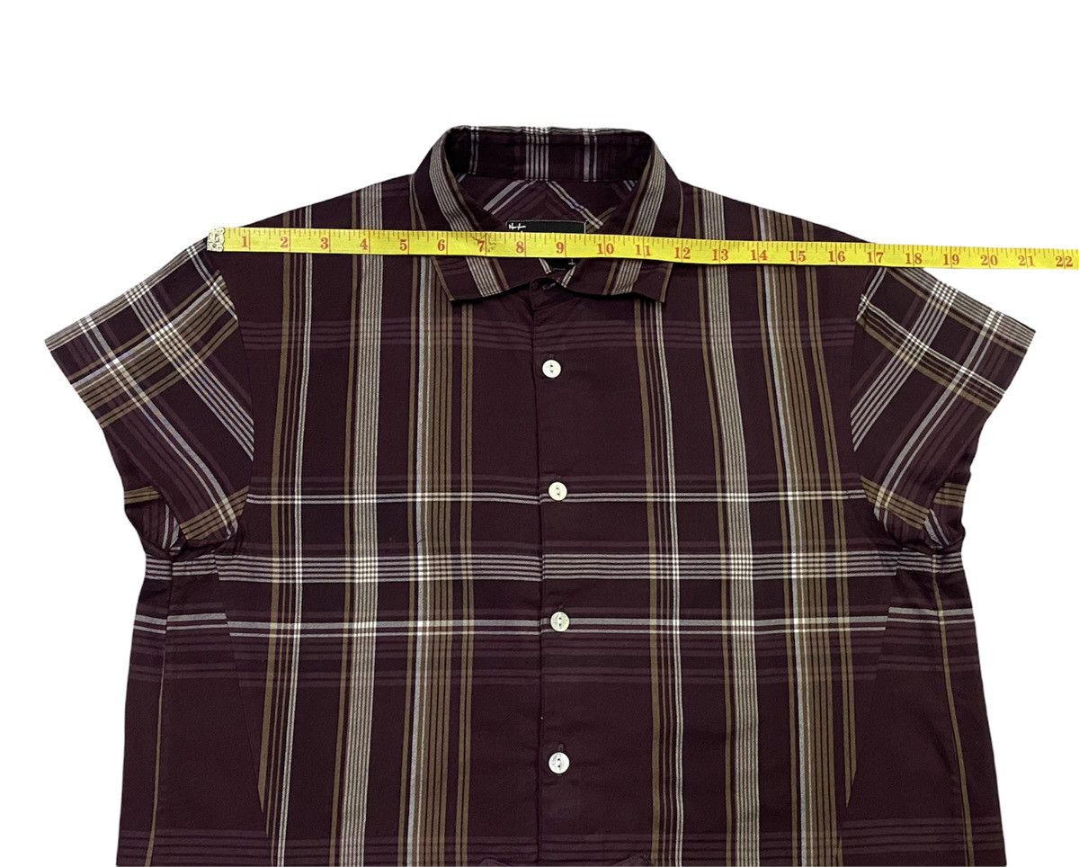 Japanese Brand Number Nine Half Button Women Shirt Size ONE SIZE - 4 Thumbnail