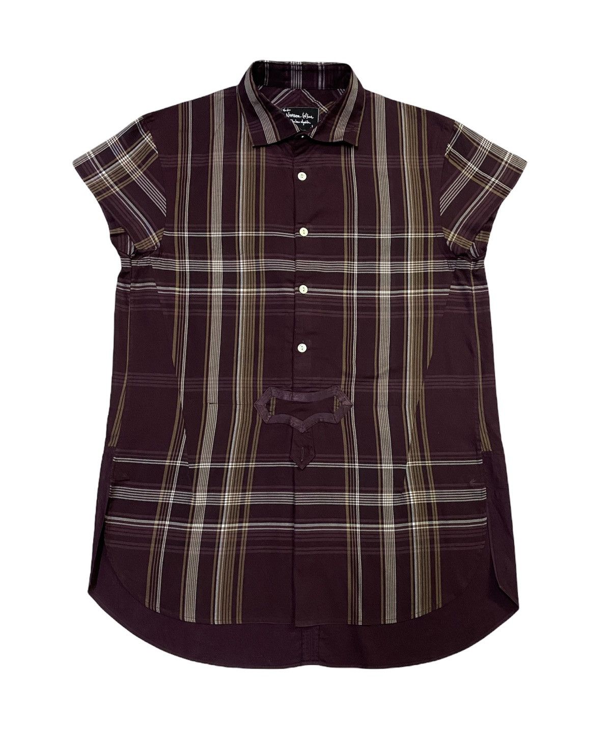 Japanese Brand Number Nine Half Button Women Shirt Size ONE SIZE - 12 Thumbnail