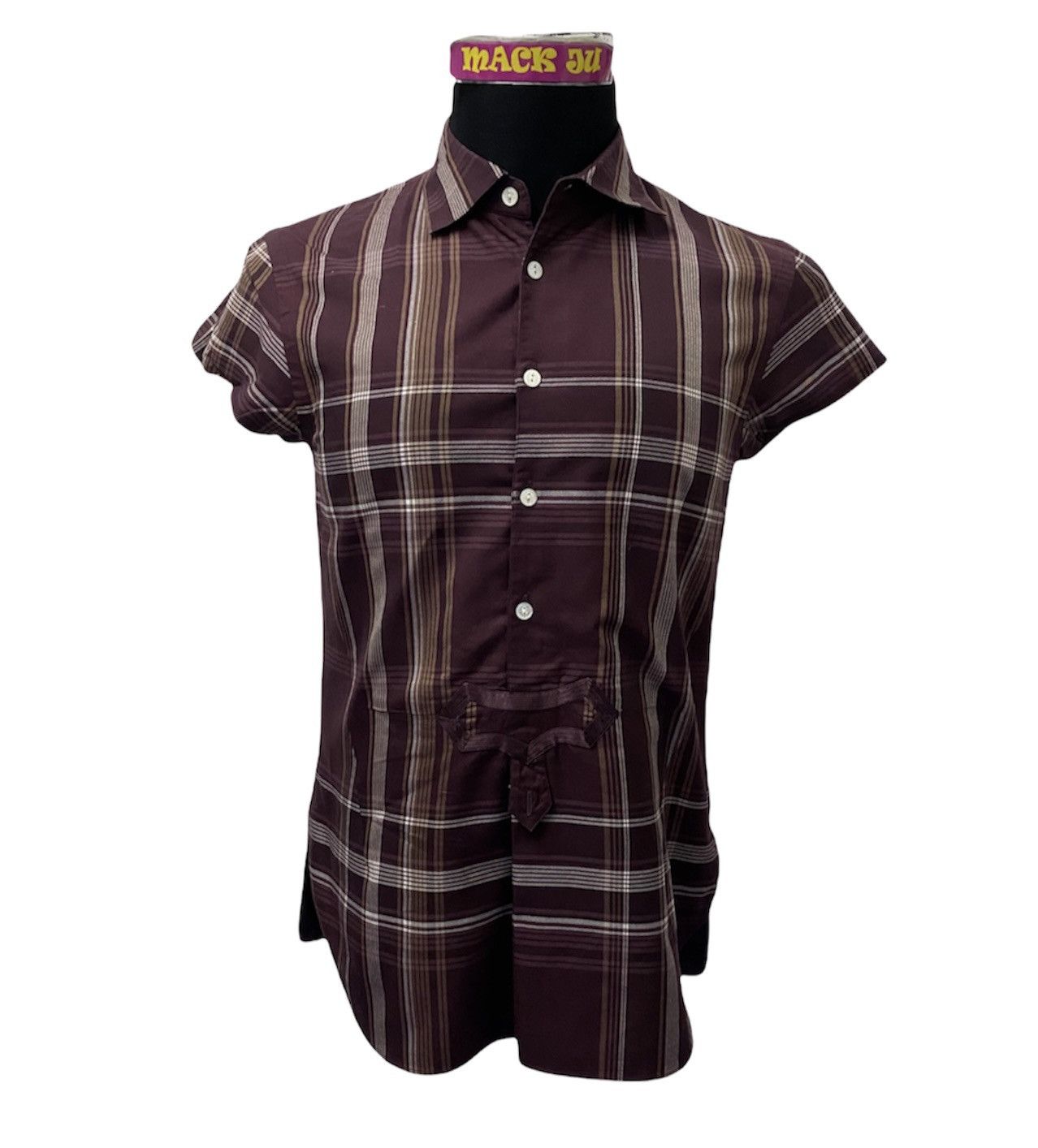 Japanese Brand Number Nine Half Button Women Shirt Size ONE SIZE - 14 Thumbnail