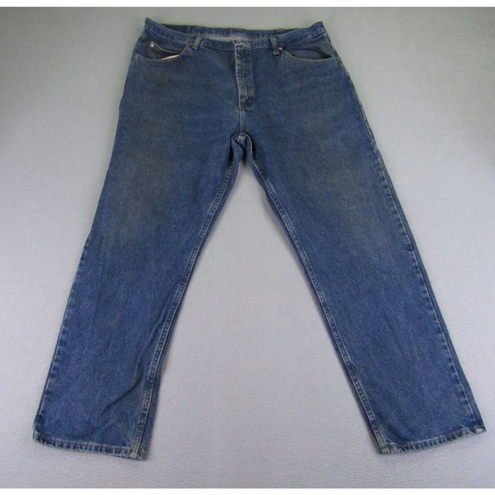 Wrangler Wrangler Jeans Mens 40x32 Blue Denim Relaxed Fit Medium Wash ...