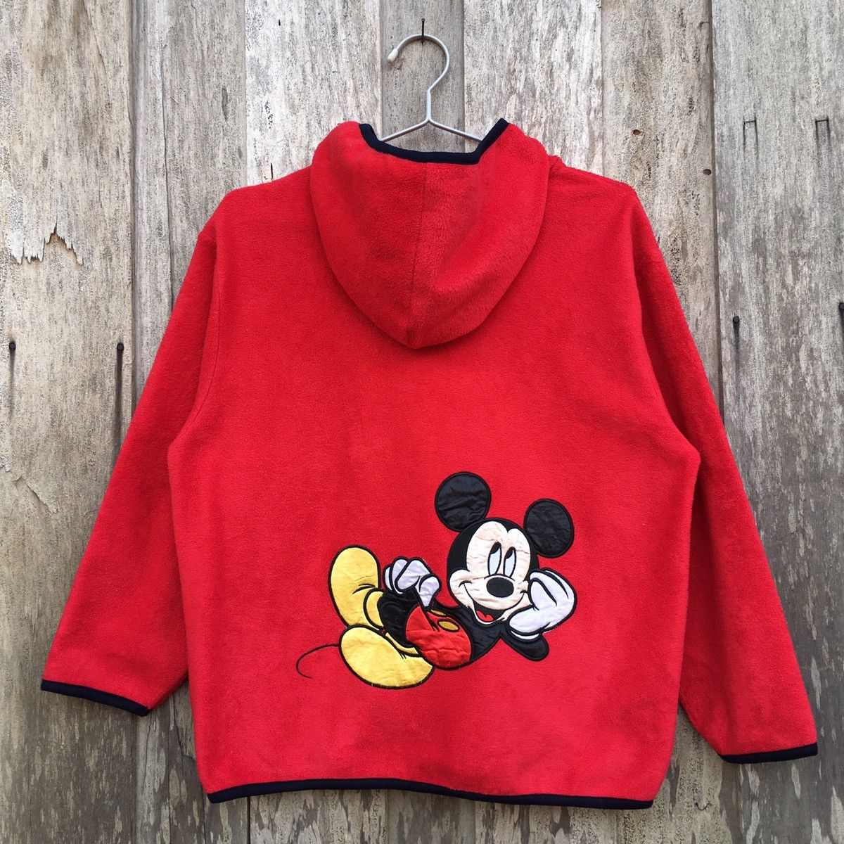 Disney × Vintage Disney Mickey Mouse Hoodie Animated Fleece Size US M / EU 48-50 / 2 - 1 Thumbnail