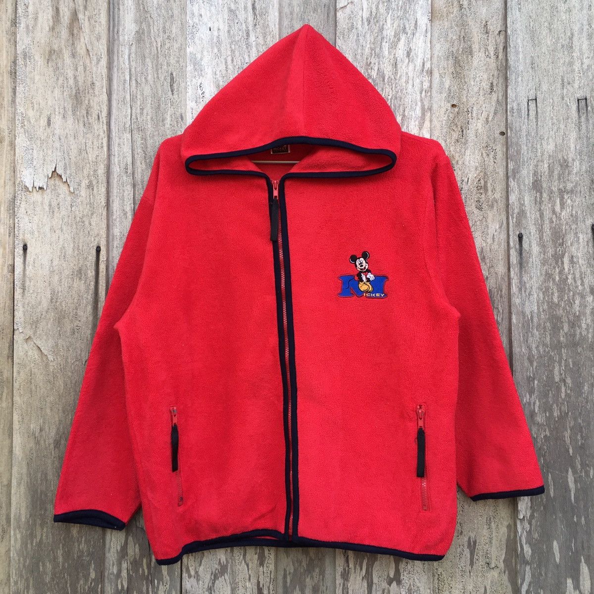 Disney × Vintage Disney Mickey Mouse Hoodie Animated Fleece Size US M / EU 48-50 / 2 - 2 Thumbnail
