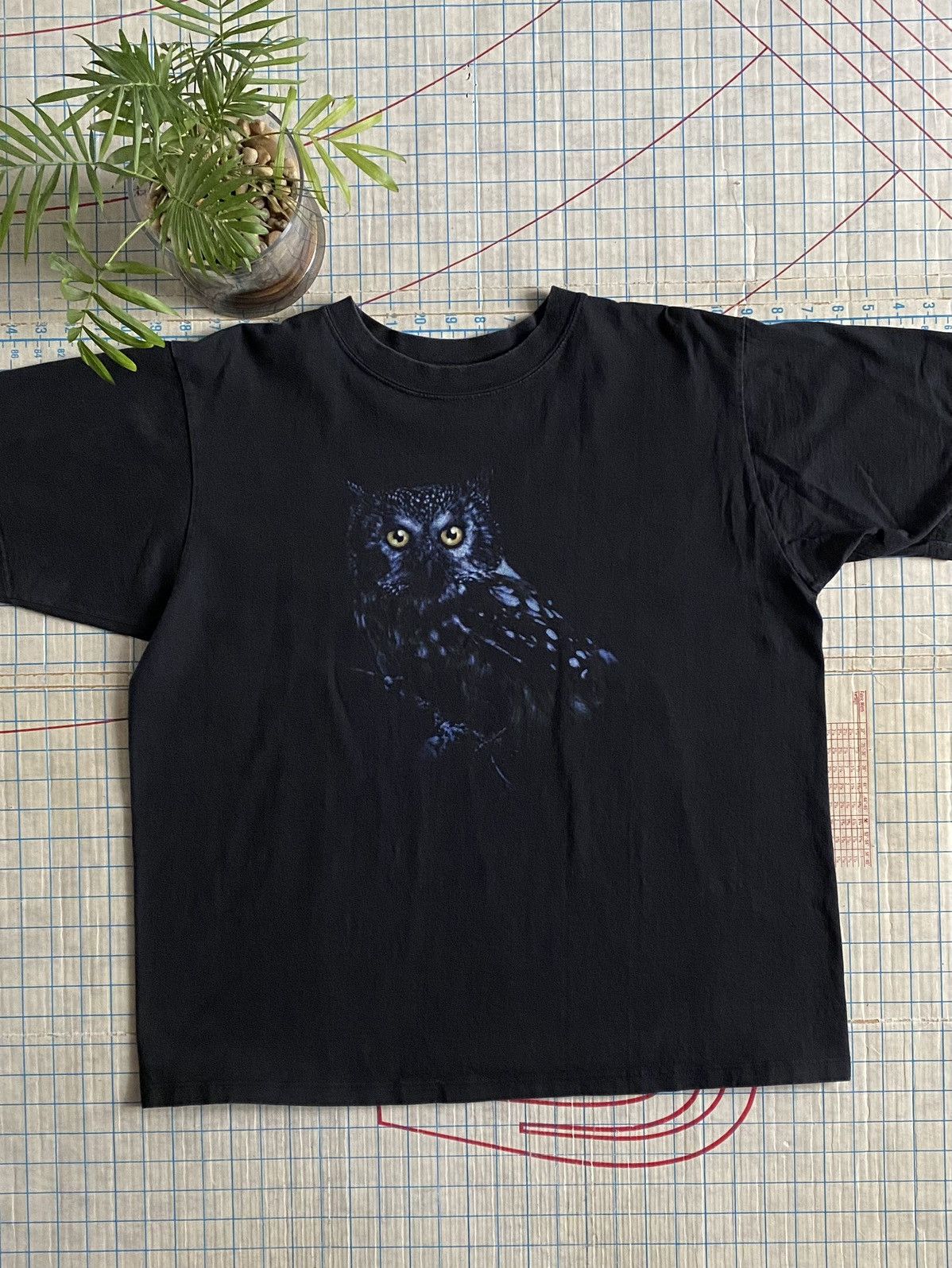 Vintage Vintage Owl Animal Tee Black Fits Large Style Studio Size US L / EU 52-54 / 3 - 1 Thumbnail