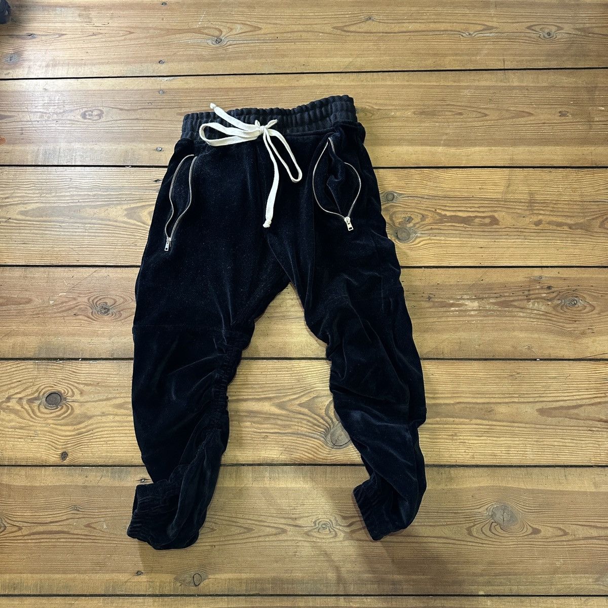 Represent Velour Sweatpants Black