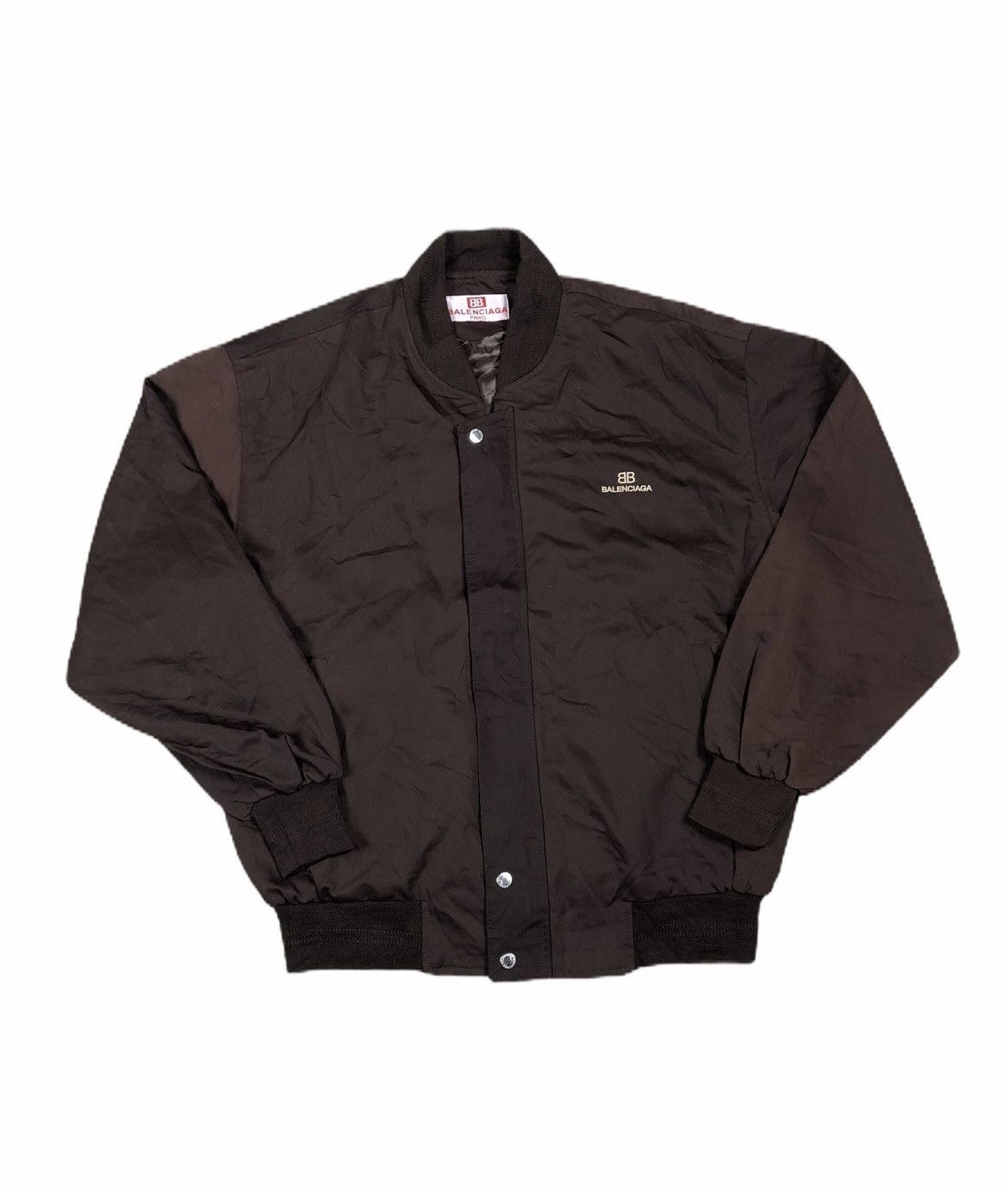Balenciaga Vintage Bomber Jacket Brown
