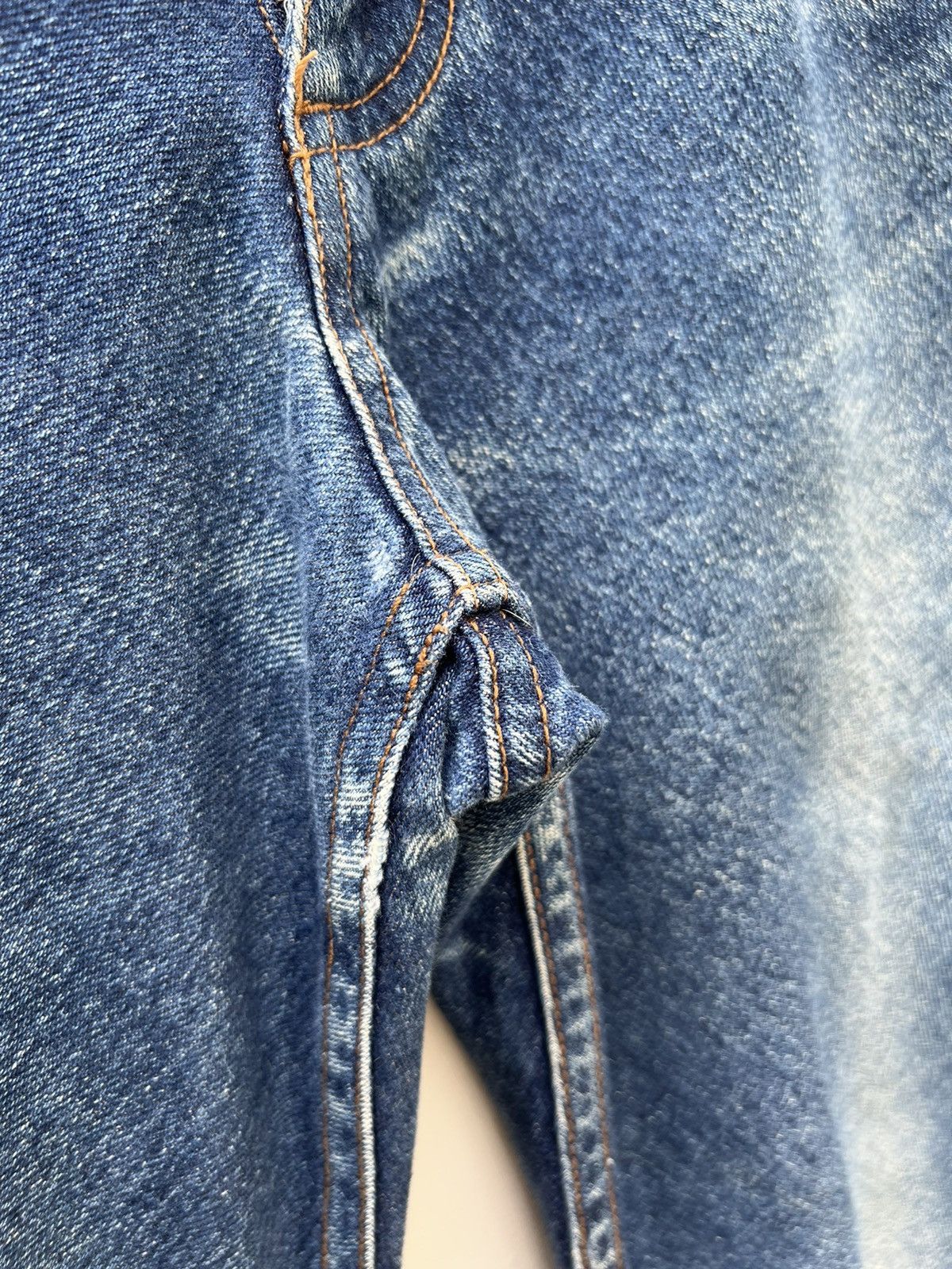 CABANE de ZUCCa Vintage Zucca Issey Miyake Fade Denim Stretch Flare Jeans Size US 31 - 9 Thumbnail