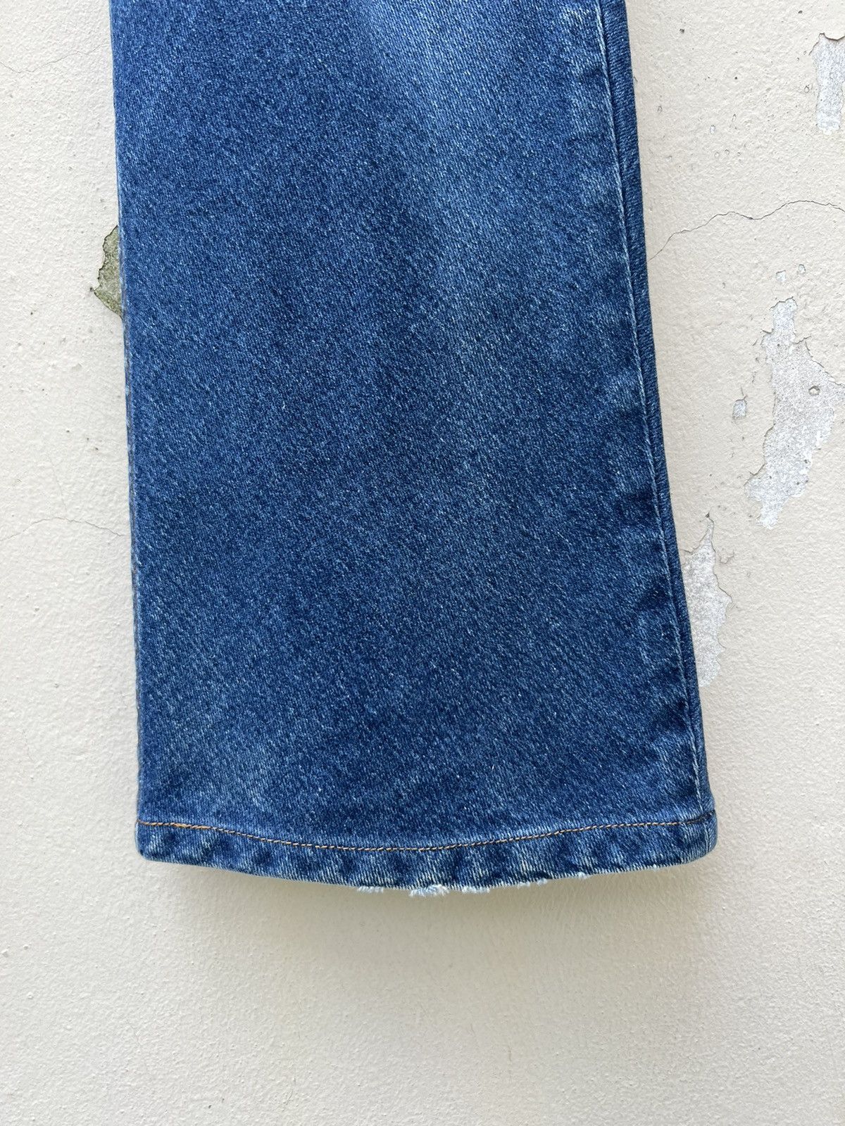 CABANE de ZUCCa Vintage Zucca Issey Miyake Fade Denim Stretch Flare Jeans Size US 31 - 15 Thumbnail