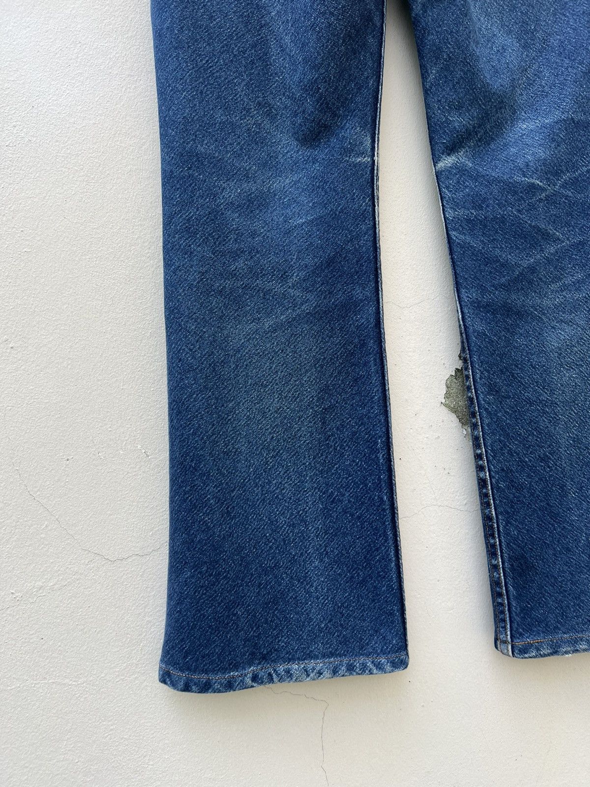 CABANE de ZUCCa Vintage Zucca Issey Miyake Fade Denim Stretch Flare Jeans Size US 31 - 18 Thumbnail