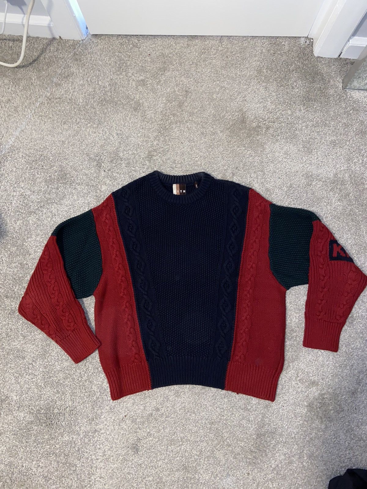 Kith Kith Ryan Cable Knit Sweater Grailed