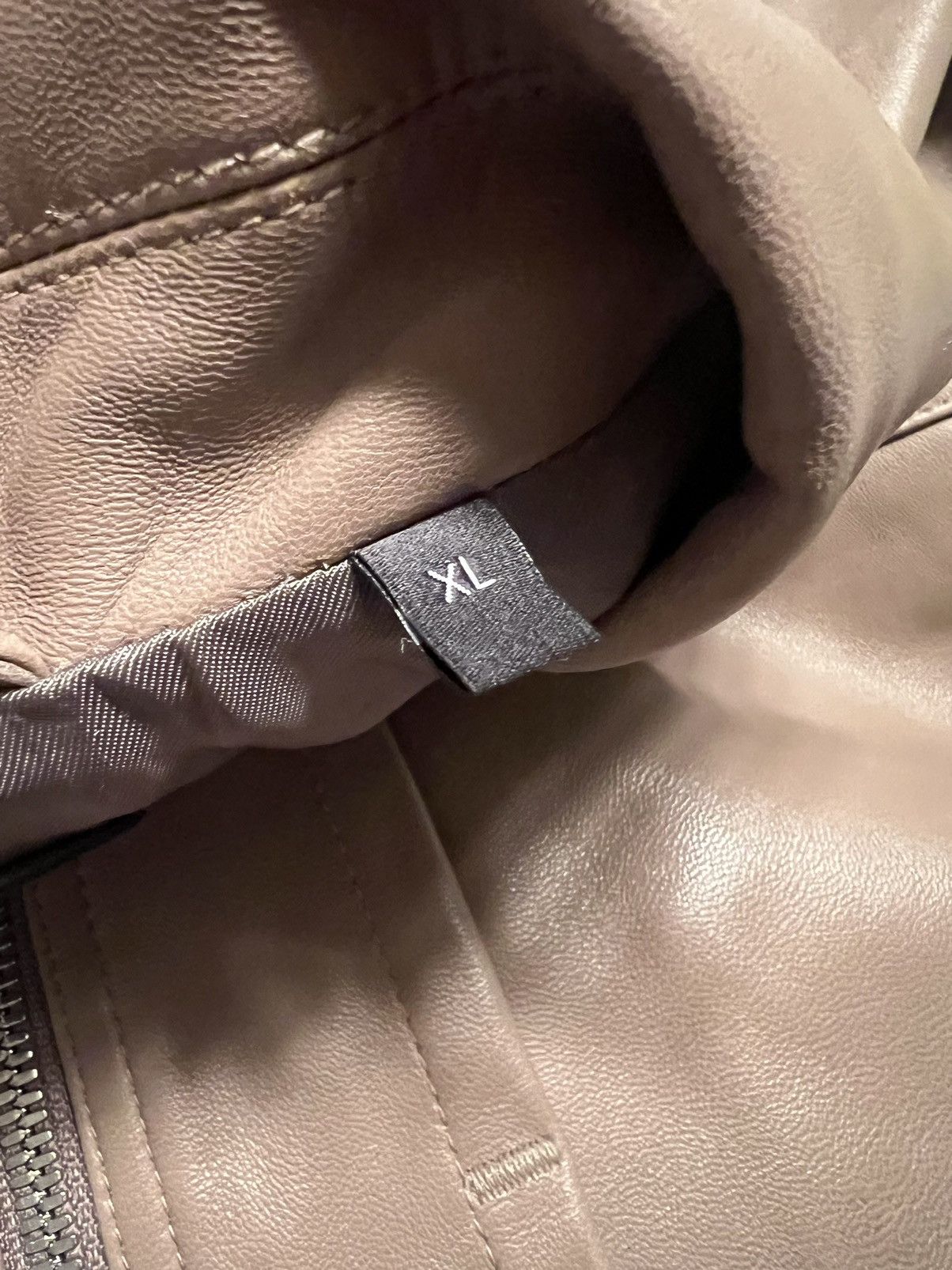 Theory NEW XL Light Brown Rhett Lambskin Leather Jacket Zip Size US XL / EU 56 / 4 - 7 Thumbnail
