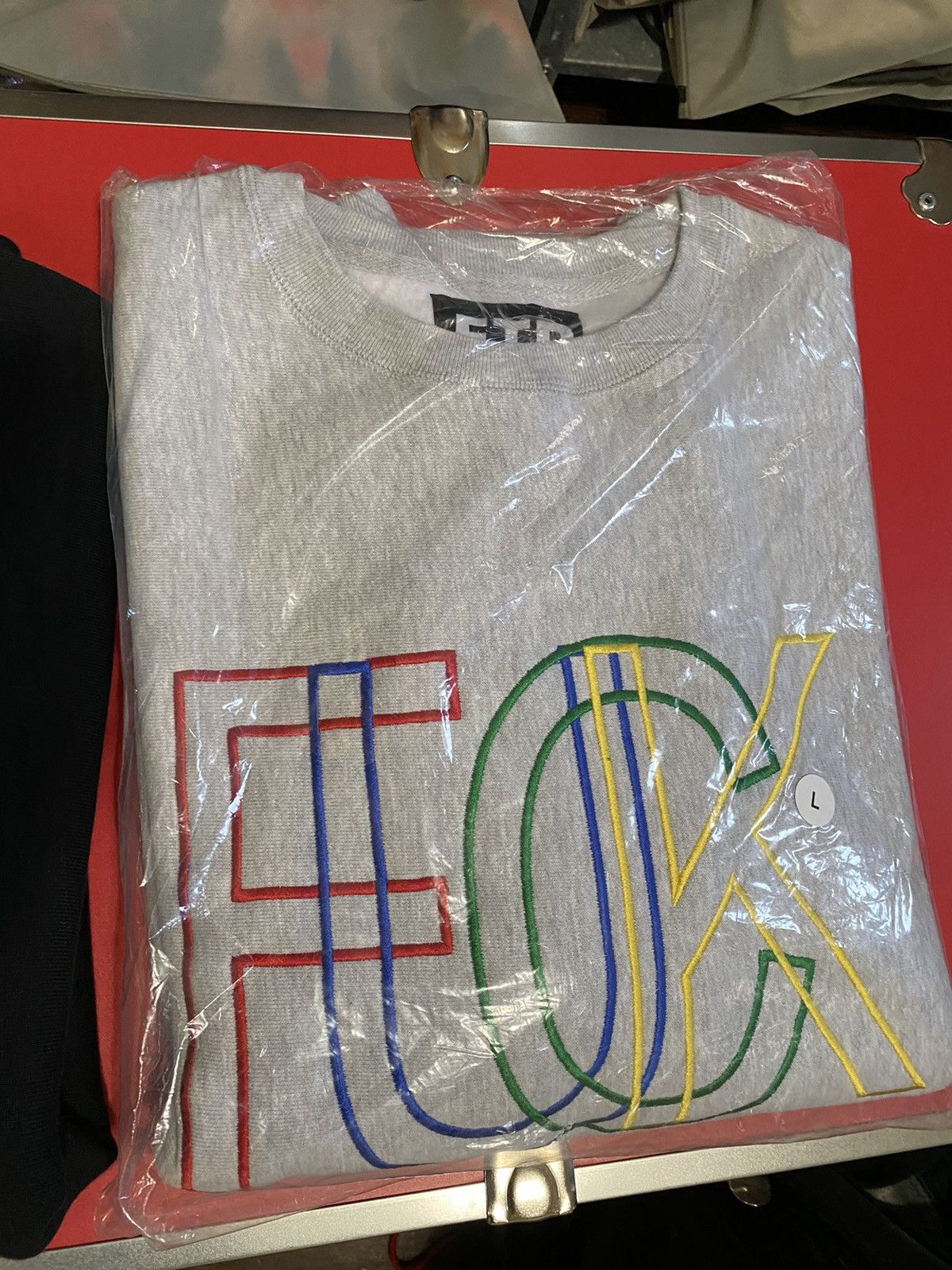 Fuck the population crewneck sweater
