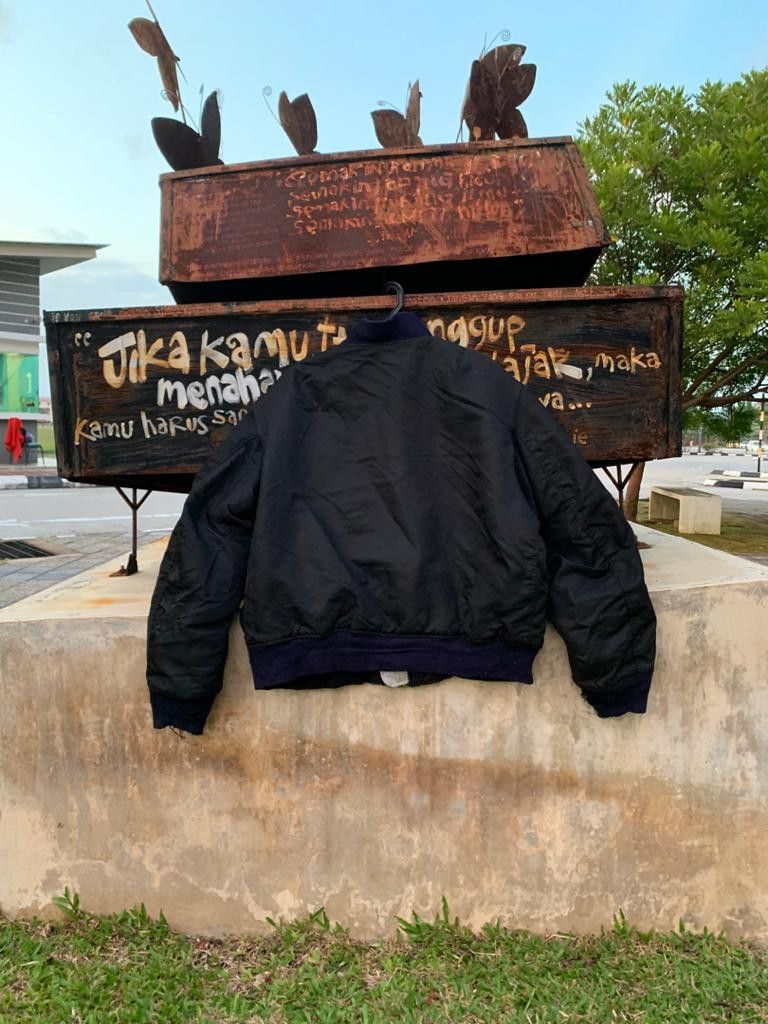 Japanese Brand Magnum Dry Bomber Jacket Size US M / EU 48-50 / 2 - 2 Thumbnail