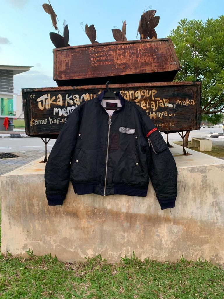 Japanese Brand Magnum Dry Bomber Jacket Size US M / EU 48-50 / 2 - 1 Thumbnail