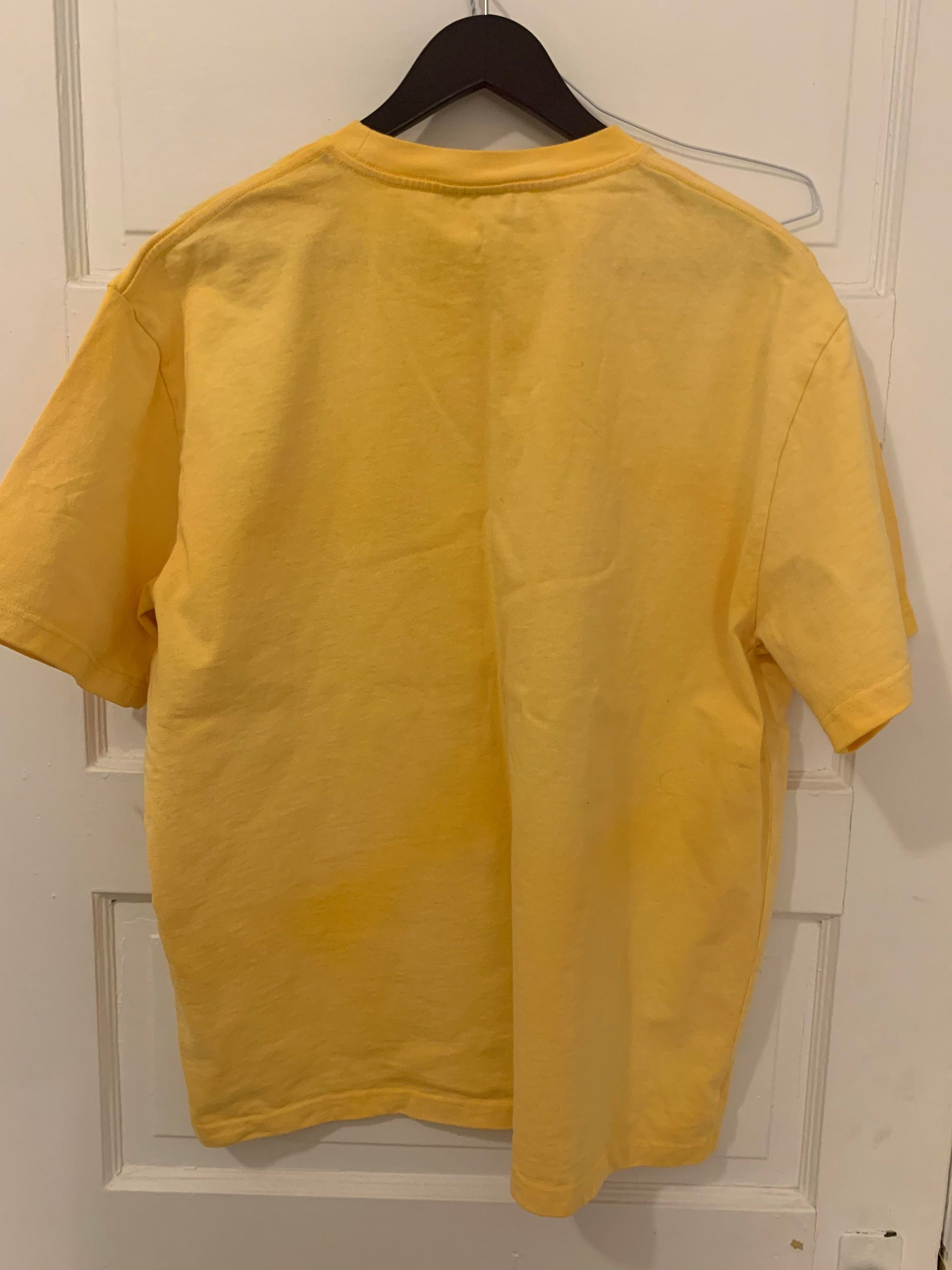 Pleasures Pleasures Heavyweight Pigment Dye Yellow T-Shirt Jersey Size US L / EU 52-54 / 3 - 3 Thumbnail